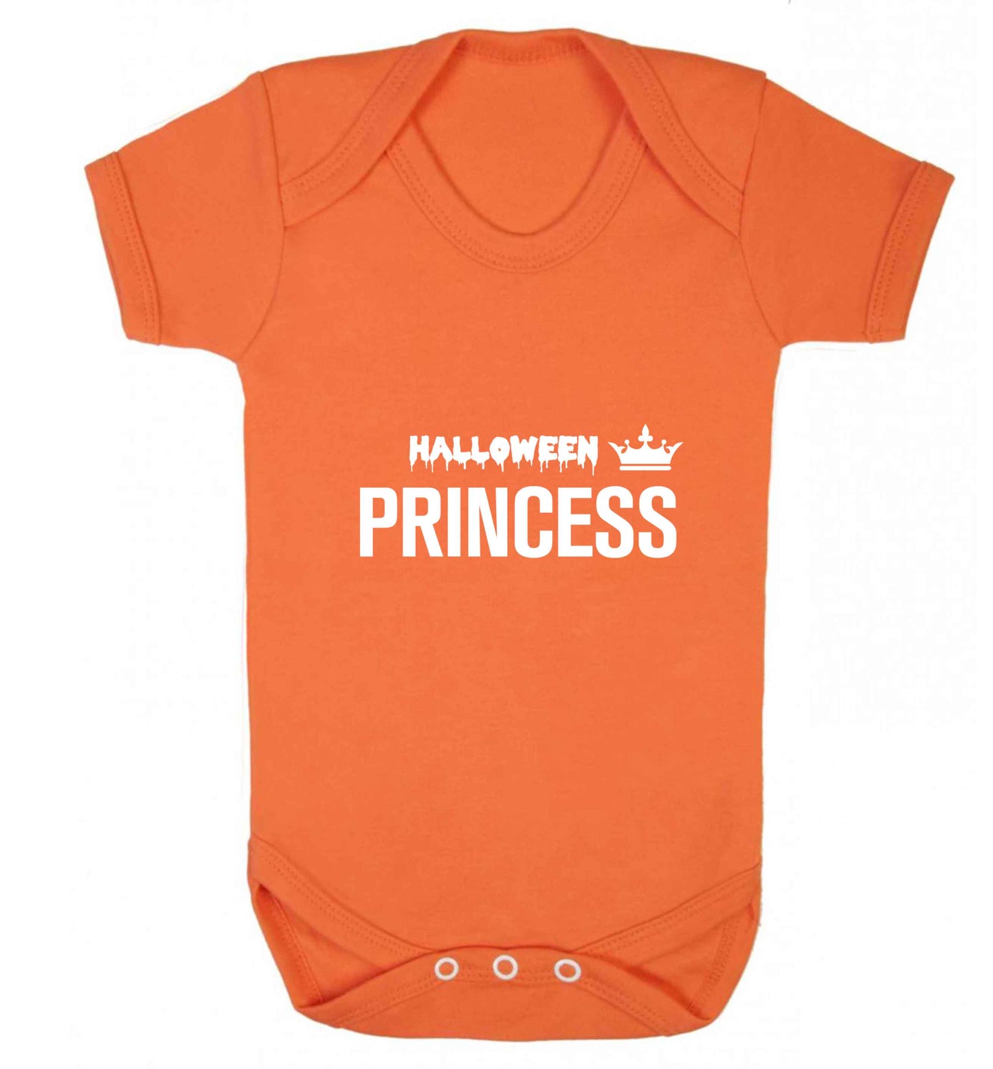 Halloween princess baby vest orange 18-24 months