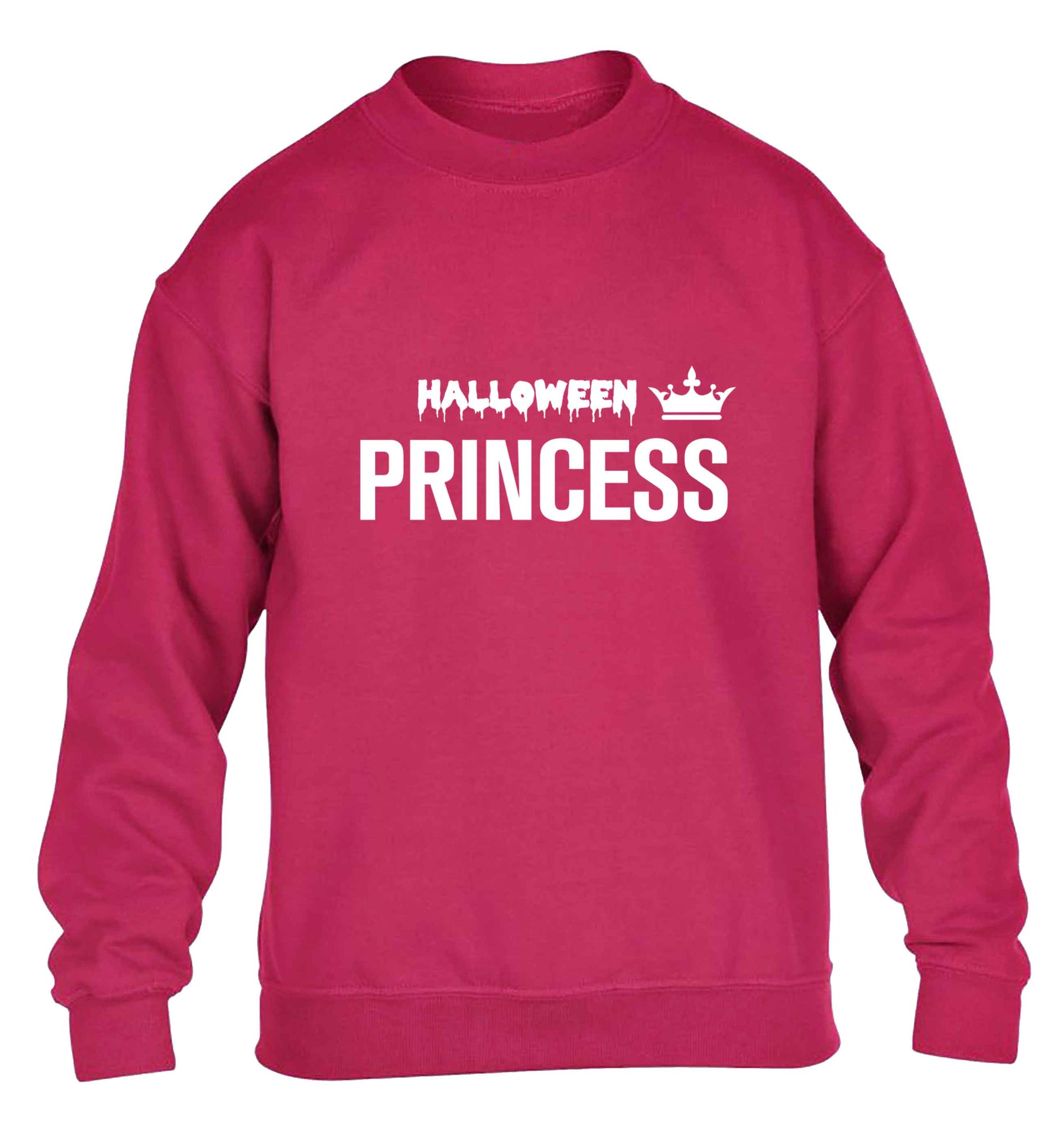 Halloween princess children's pink sweater 12-13 Years