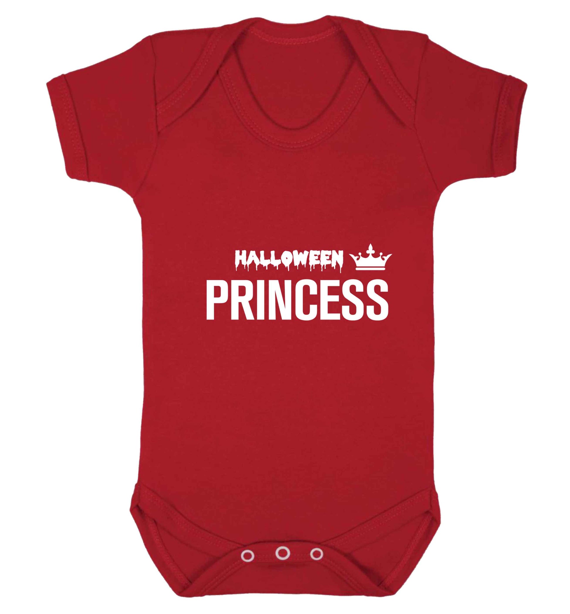 Halloween princess baby vest red 18-24 months