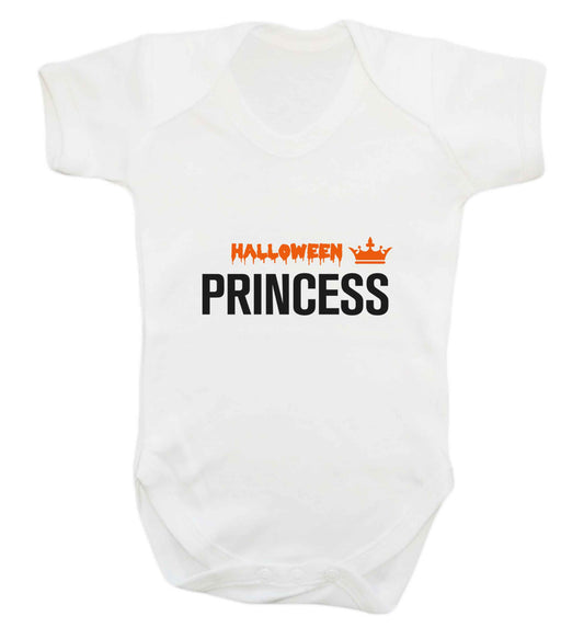 Halloween princess baby vest white 18-24 months