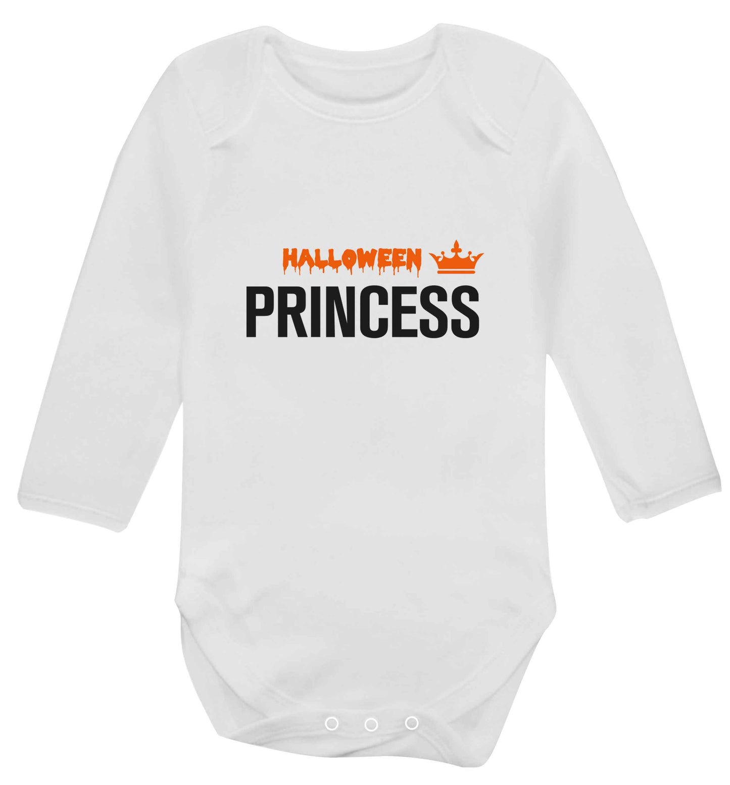 Halloween princess baby vest long sleeved white 6-12 months