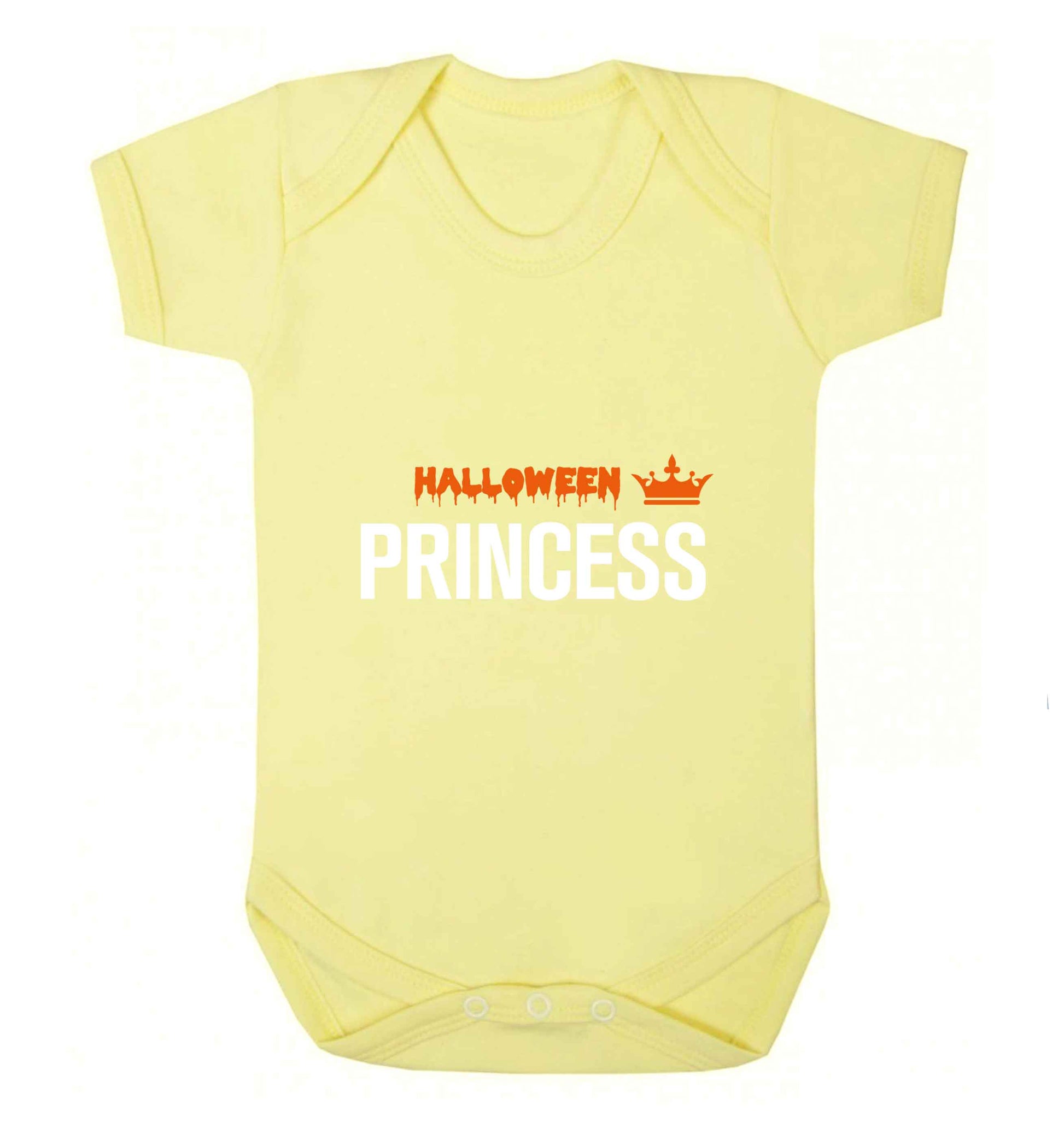 Halloween princess baby vest pale yellow 18-24 months
