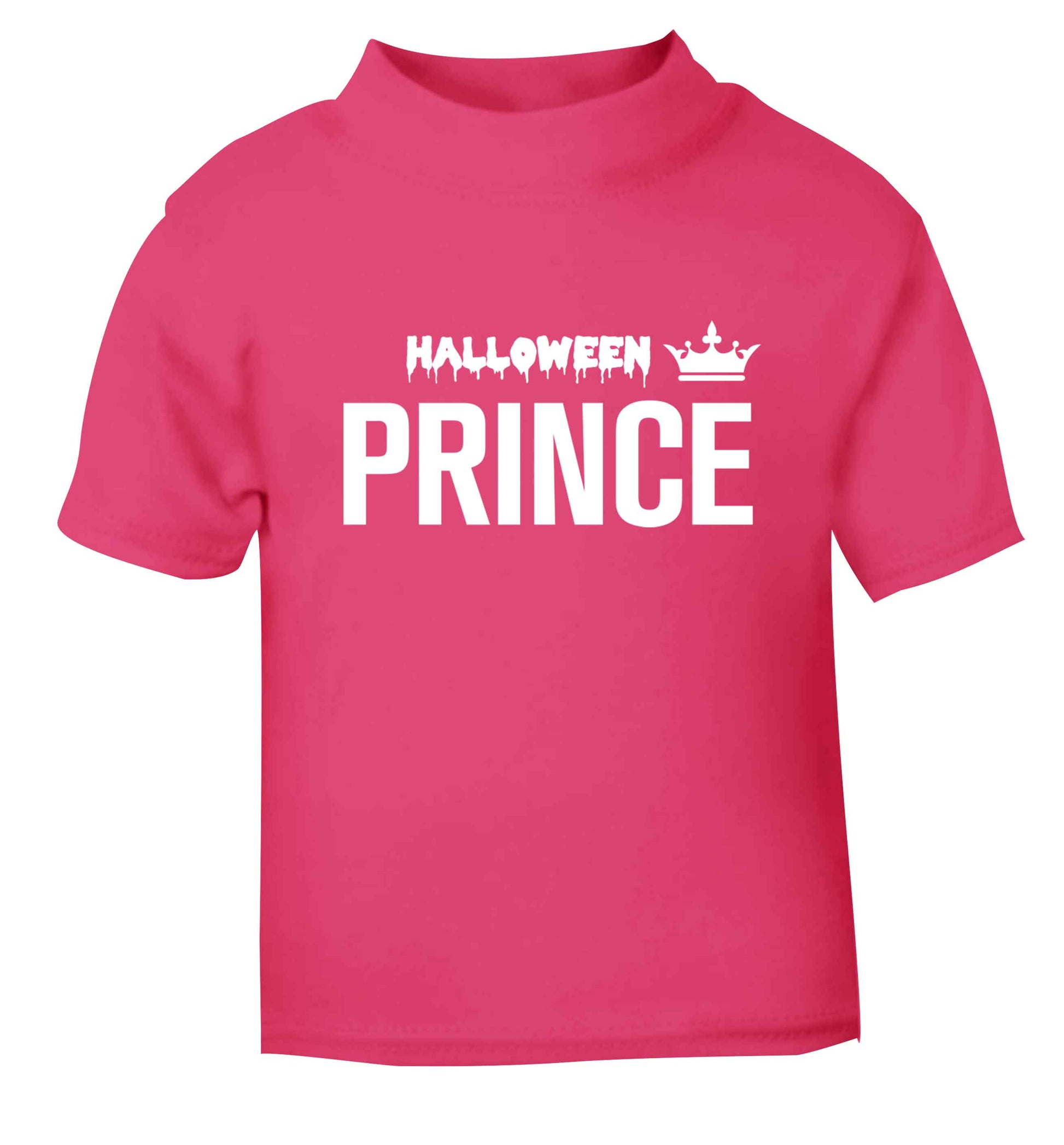 Halloween prince pink baby toddler Tshirt 2 Years