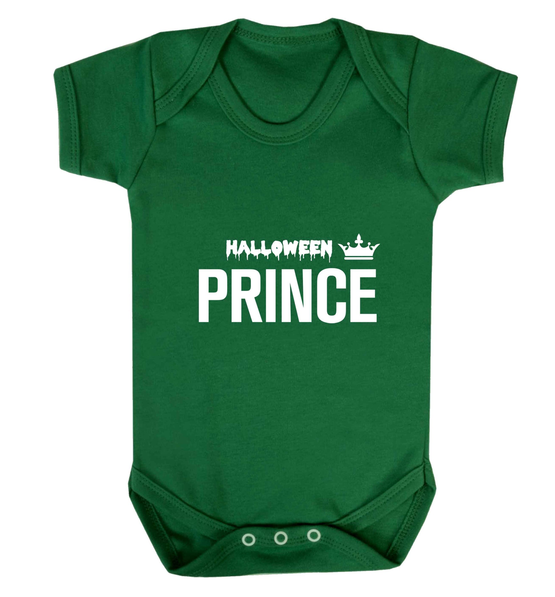 Halloween prince baby vest green 18-24 months