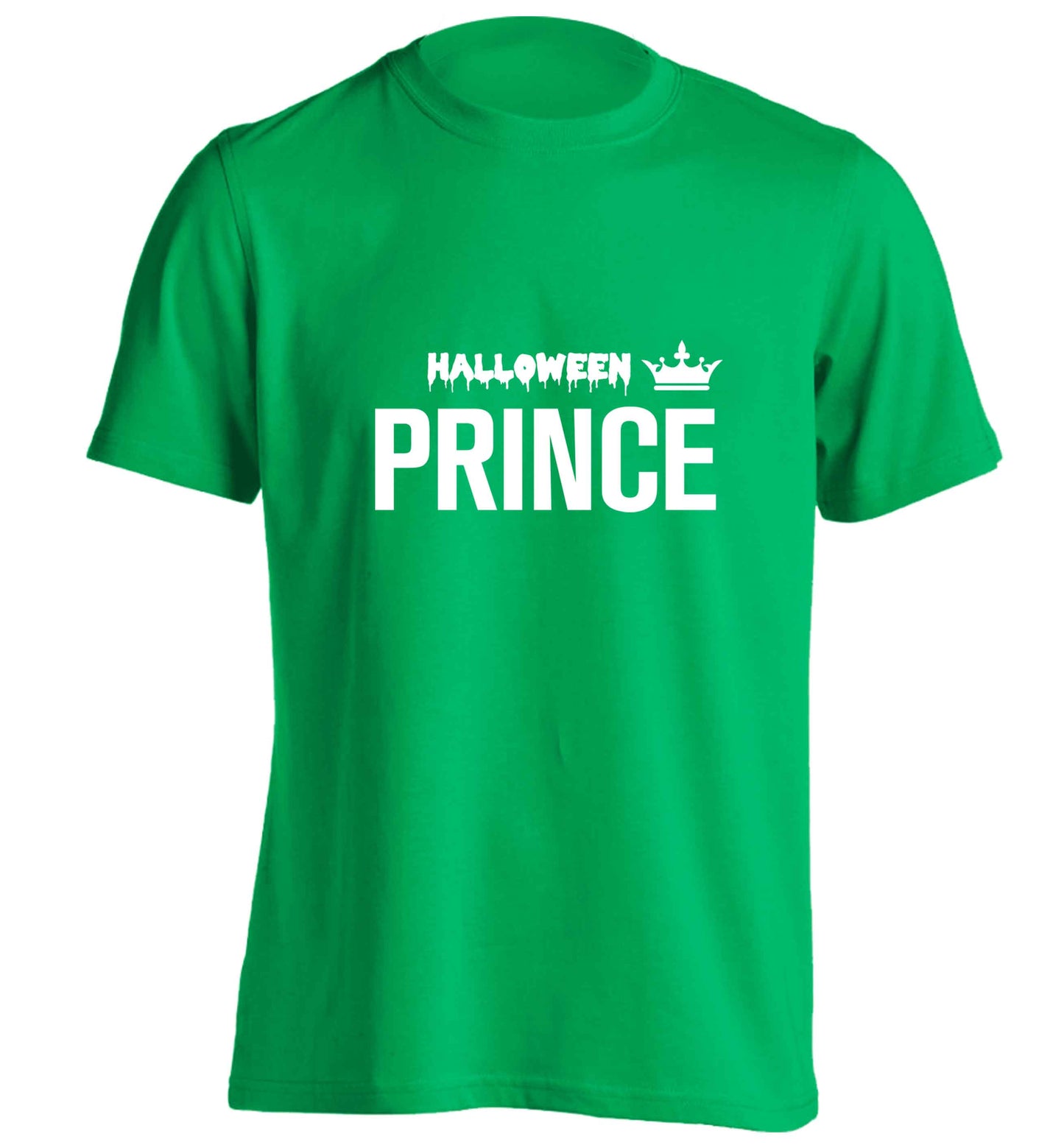 Halloween prince adults unisex green Tshirt 2XL