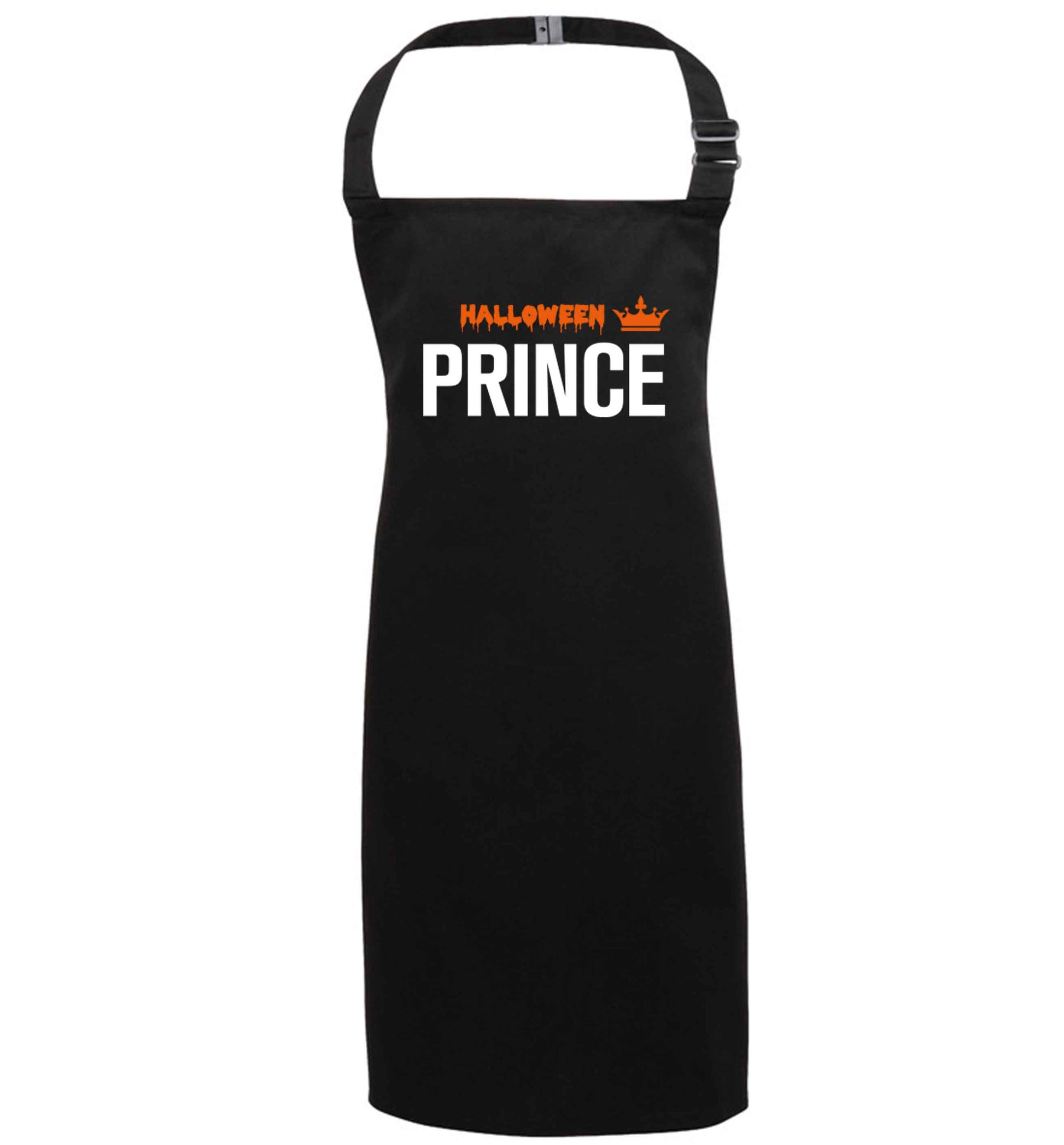Halloween prince black apron 7-10 years