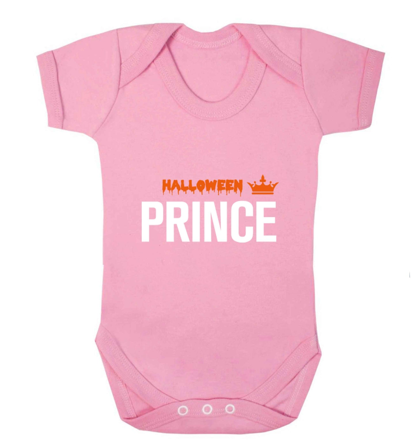 Halloween prince baby vest pale pink 18-24 months