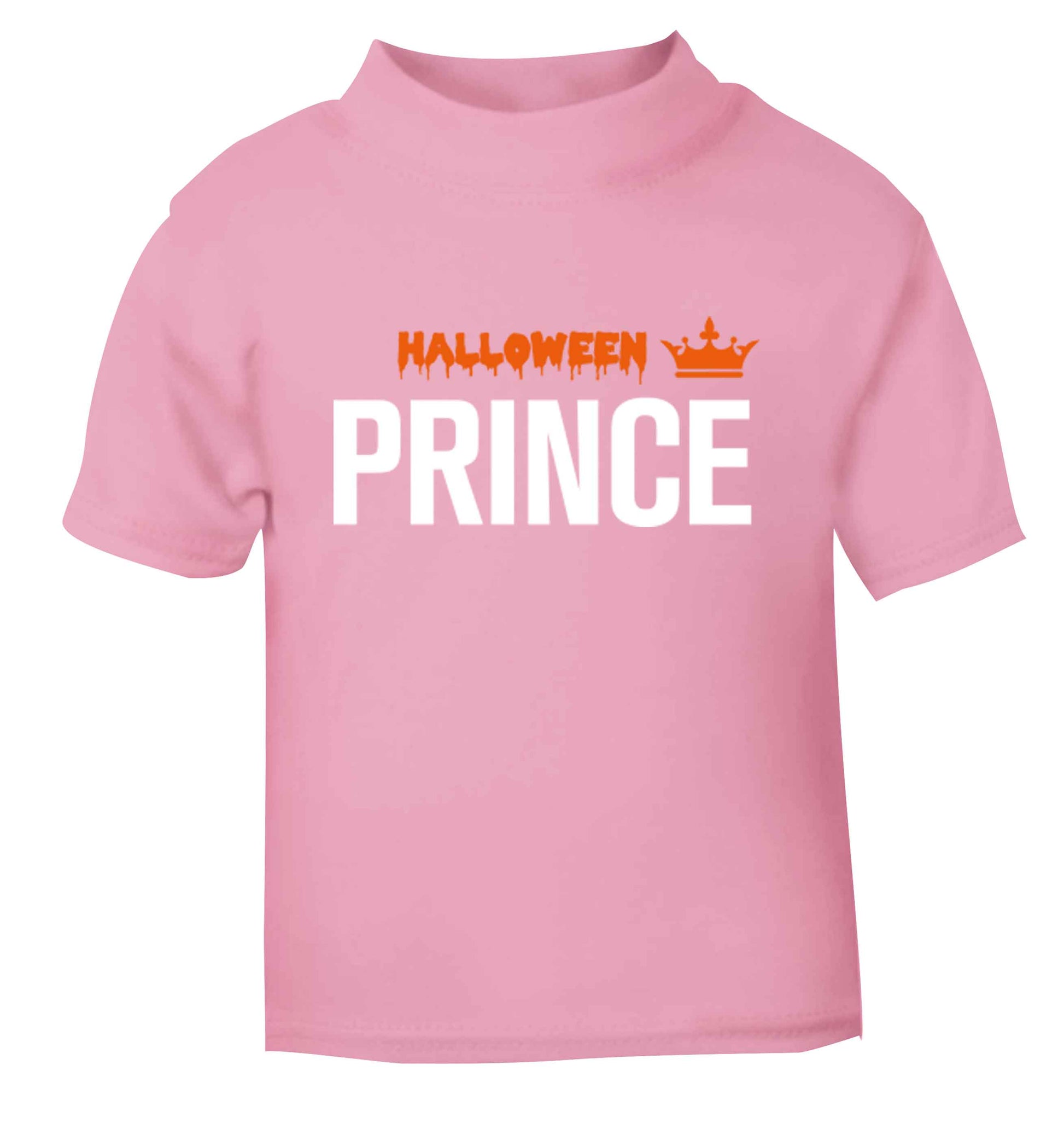 Halloween prince light pink baby toddler Tshirt 2 Years