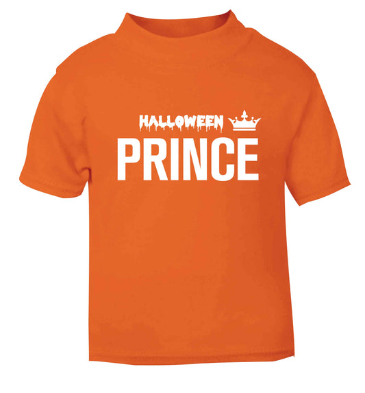 Halloween prince orange baby toddler Tshirt 2 Years