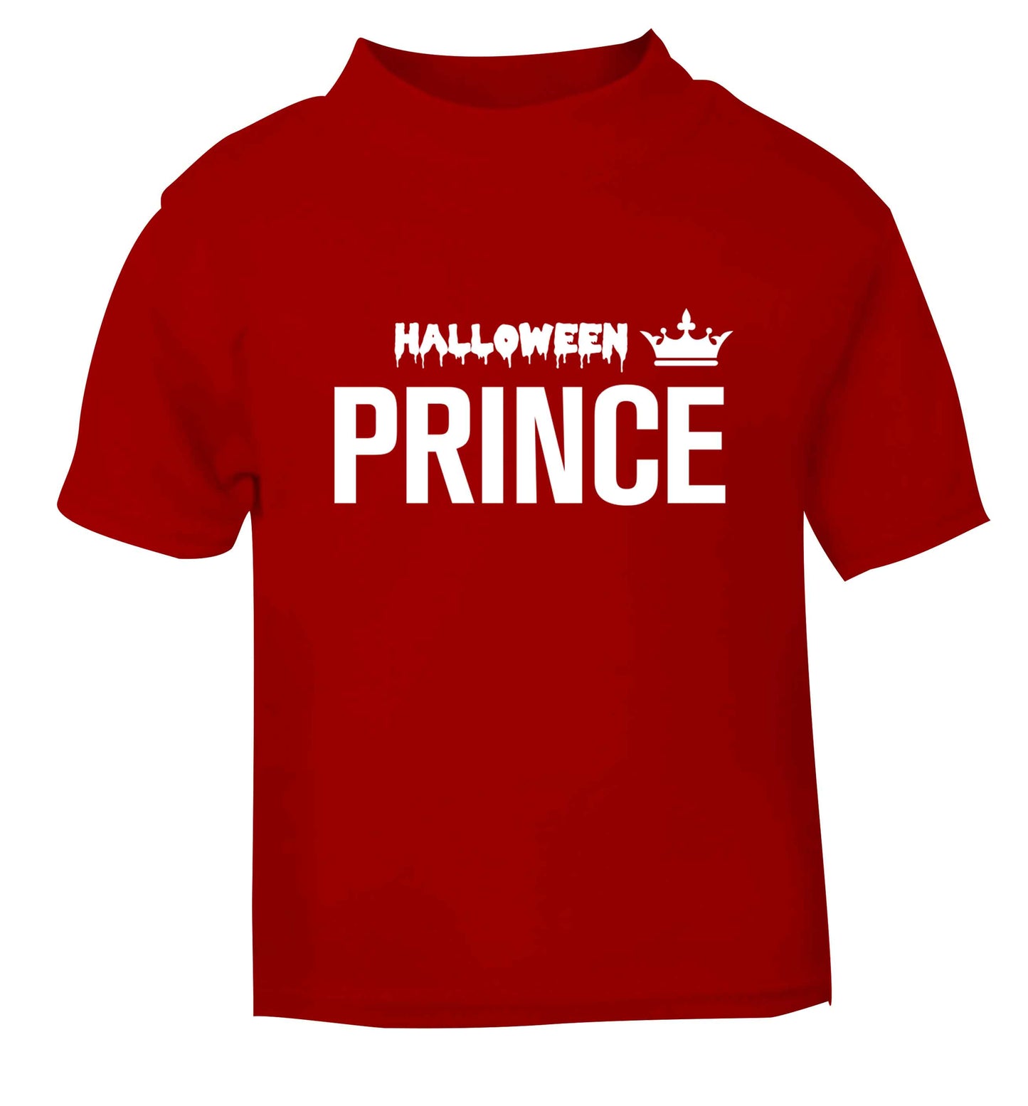 Halloween prince red baby toddler Tshirt 2 Years