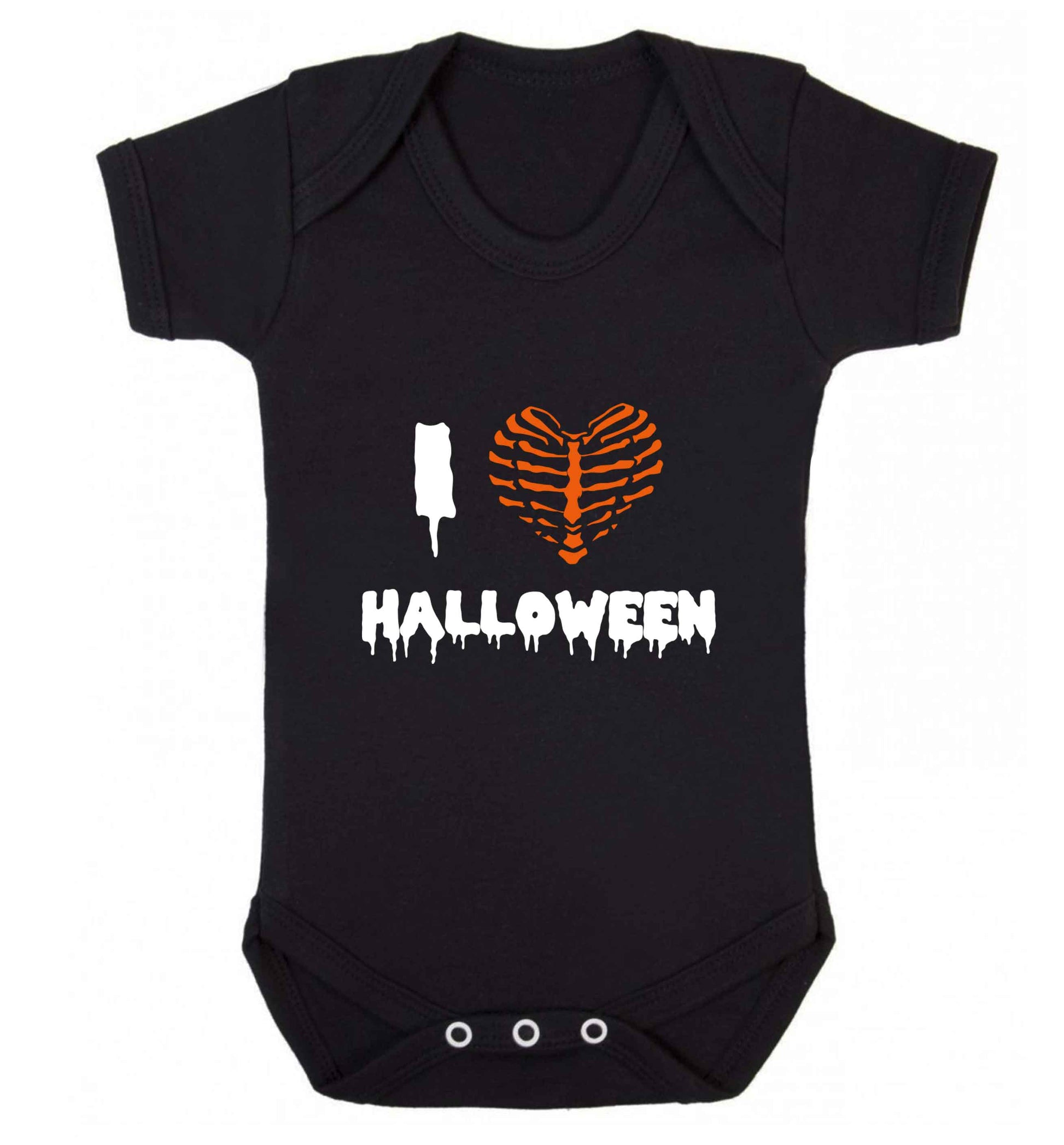 I love halloween baby vest black 18-24 months