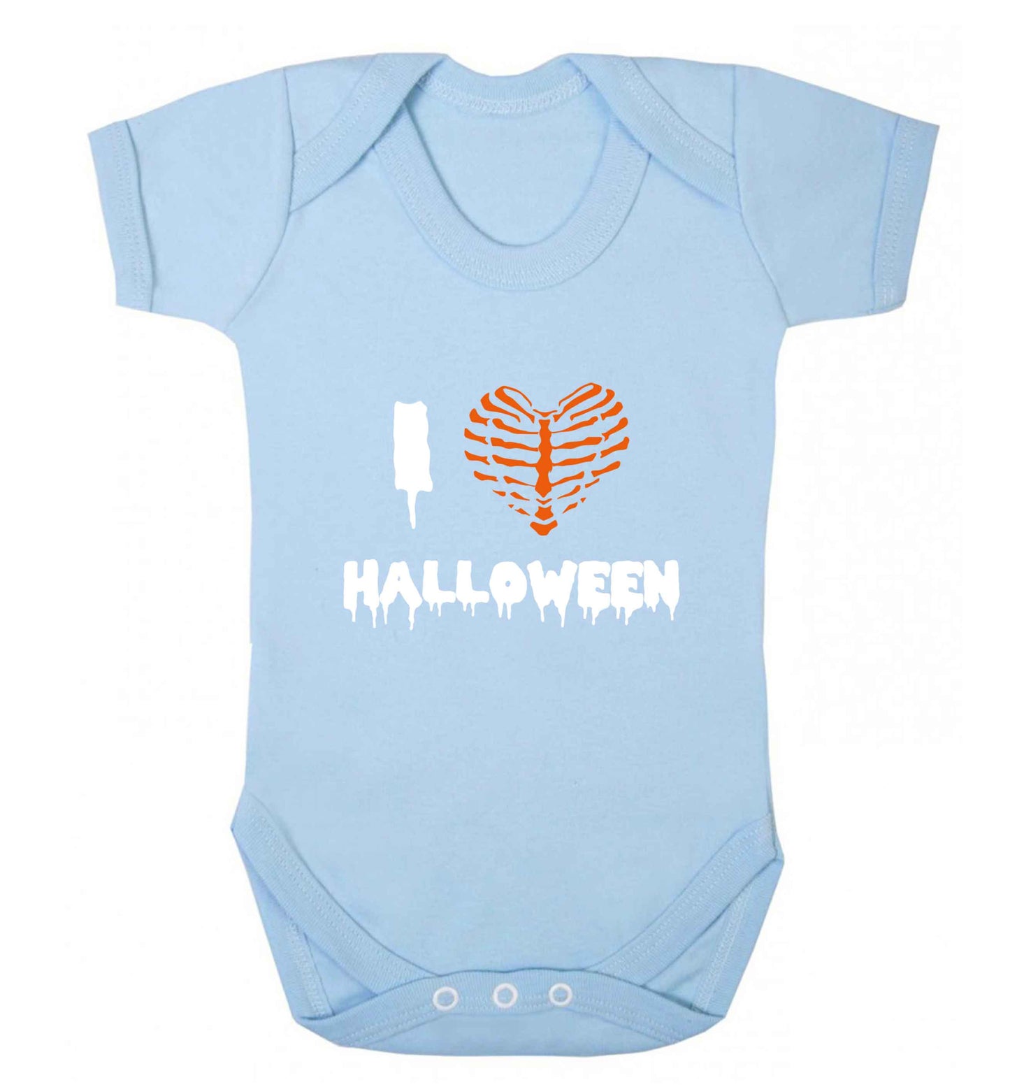I love halloween baby vest pale blue 18-24 months