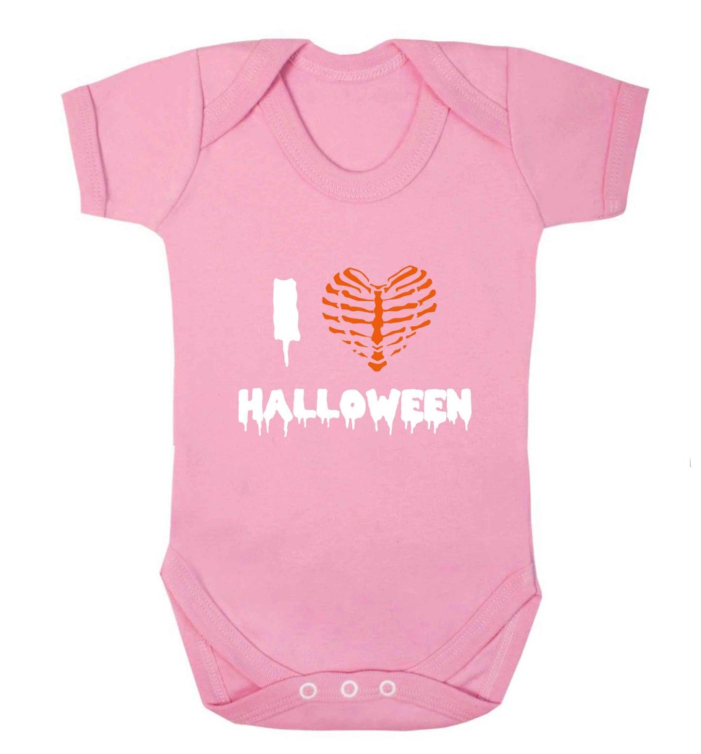 I love halloween baby vest pale pink 18-24 months