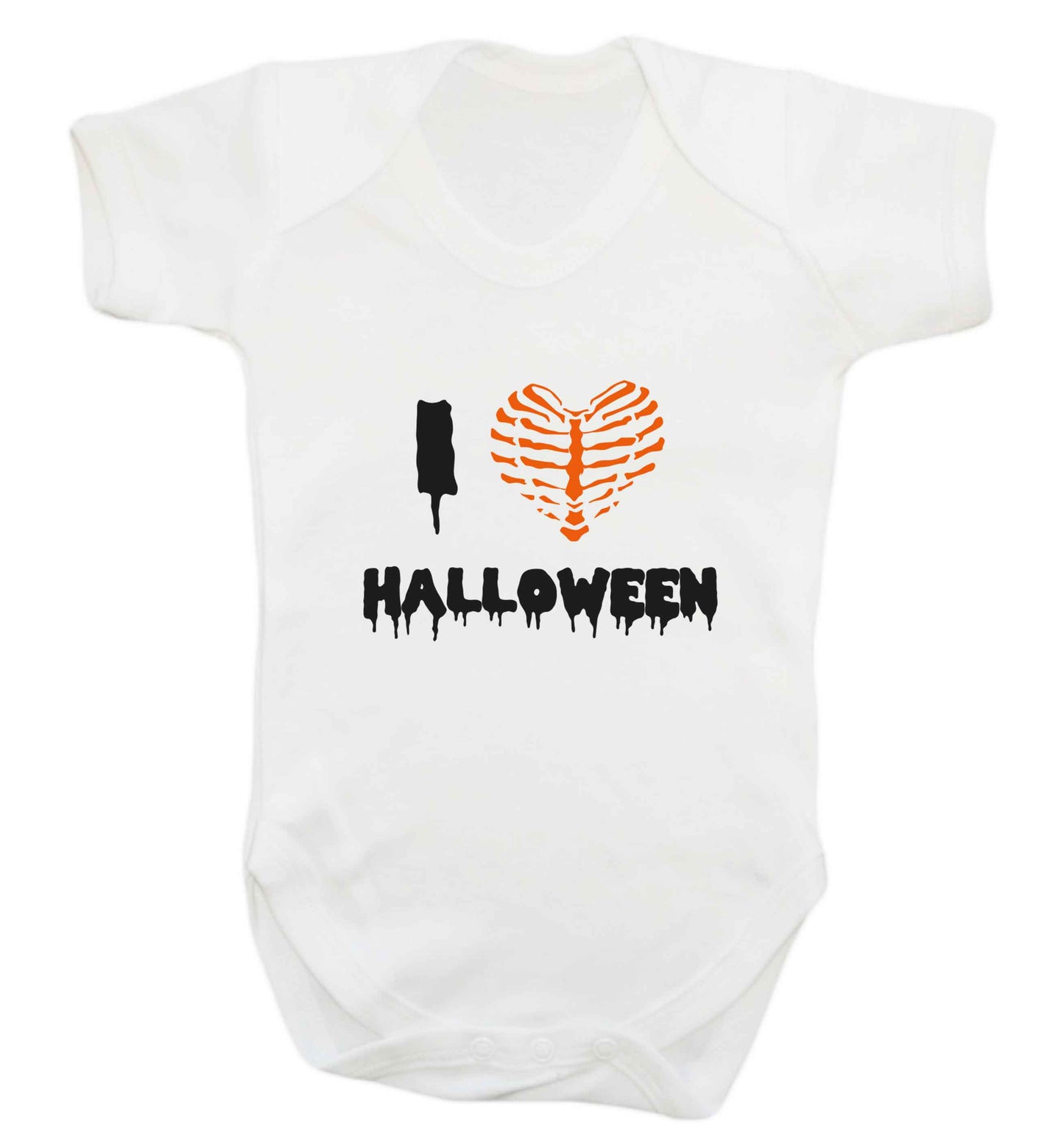 I love halloween baby vest white 18-24 months