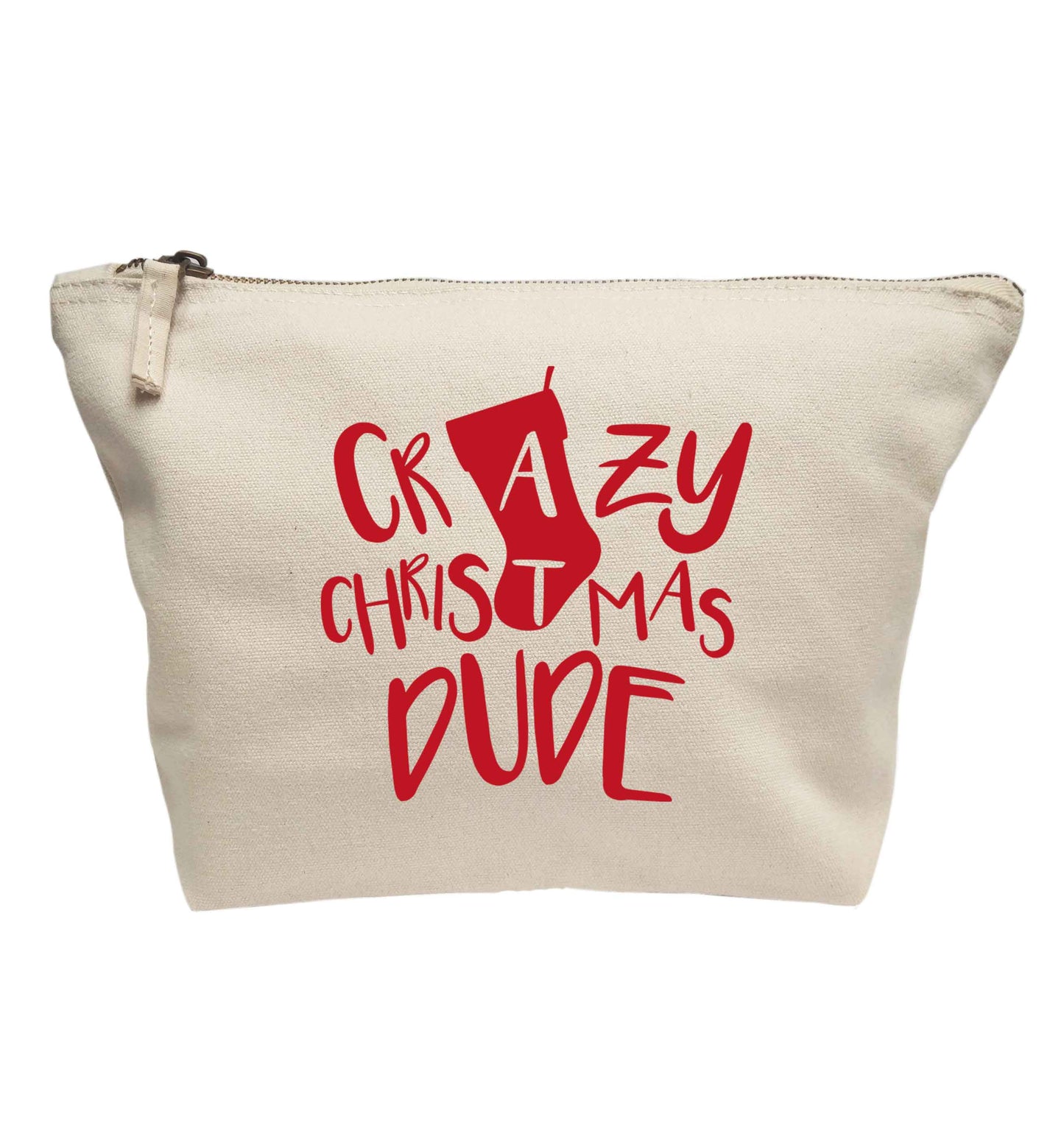 Crazy Christmas dude | Makeup / wash bag