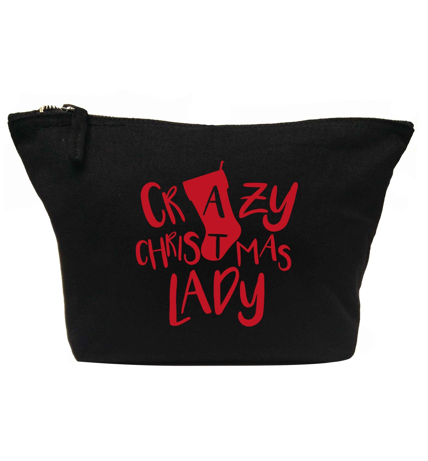 Crazy Christmas lady | Makeup / wash bag