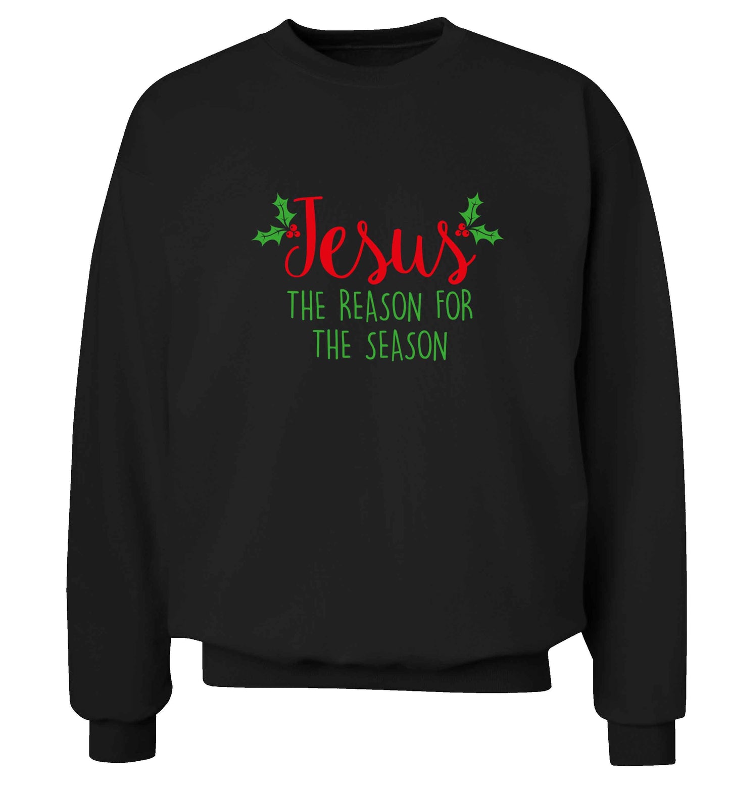 Jesus the reason for the season adult's unisex black sweater 2XL