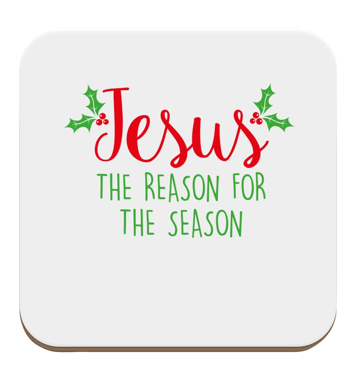 Jesus the reason for the season set of four coasters