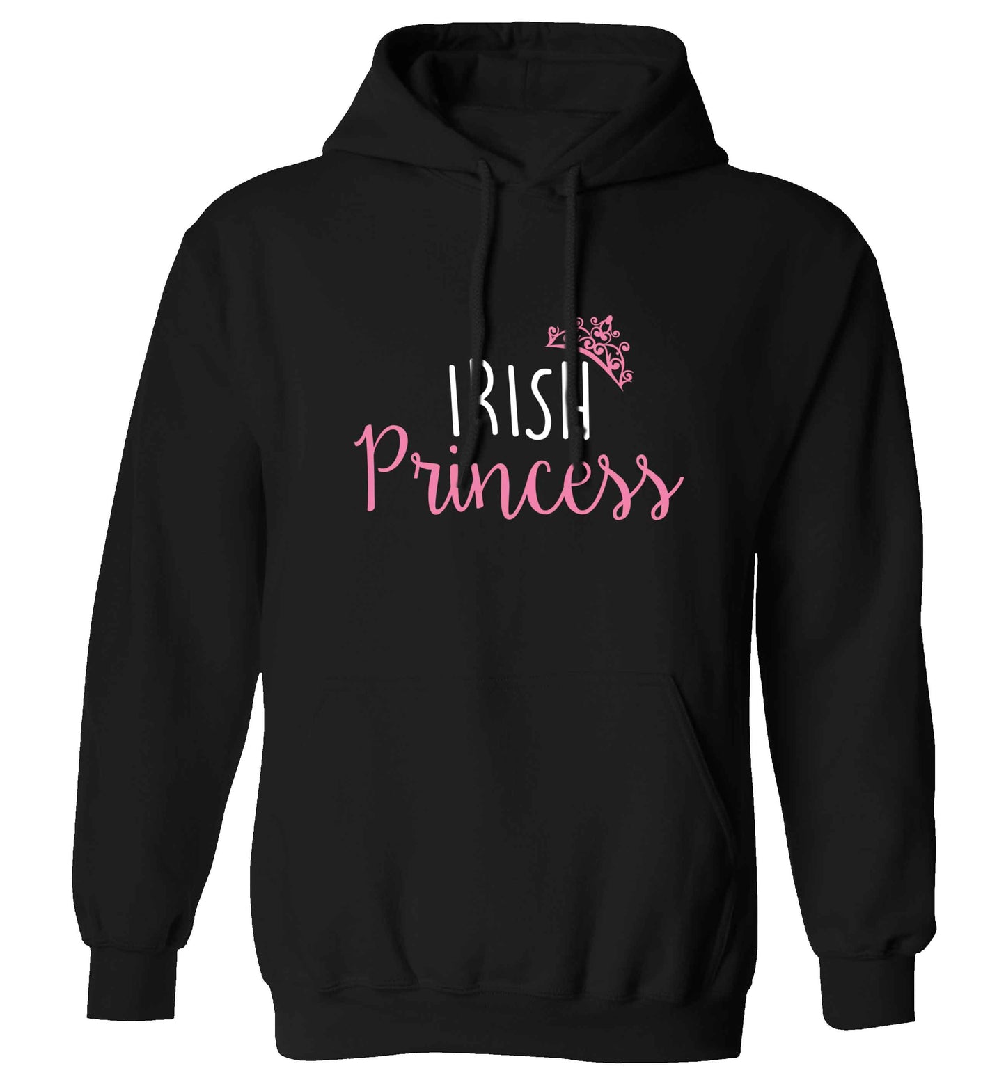 Irish princess adults unisex black hoodie 2XL