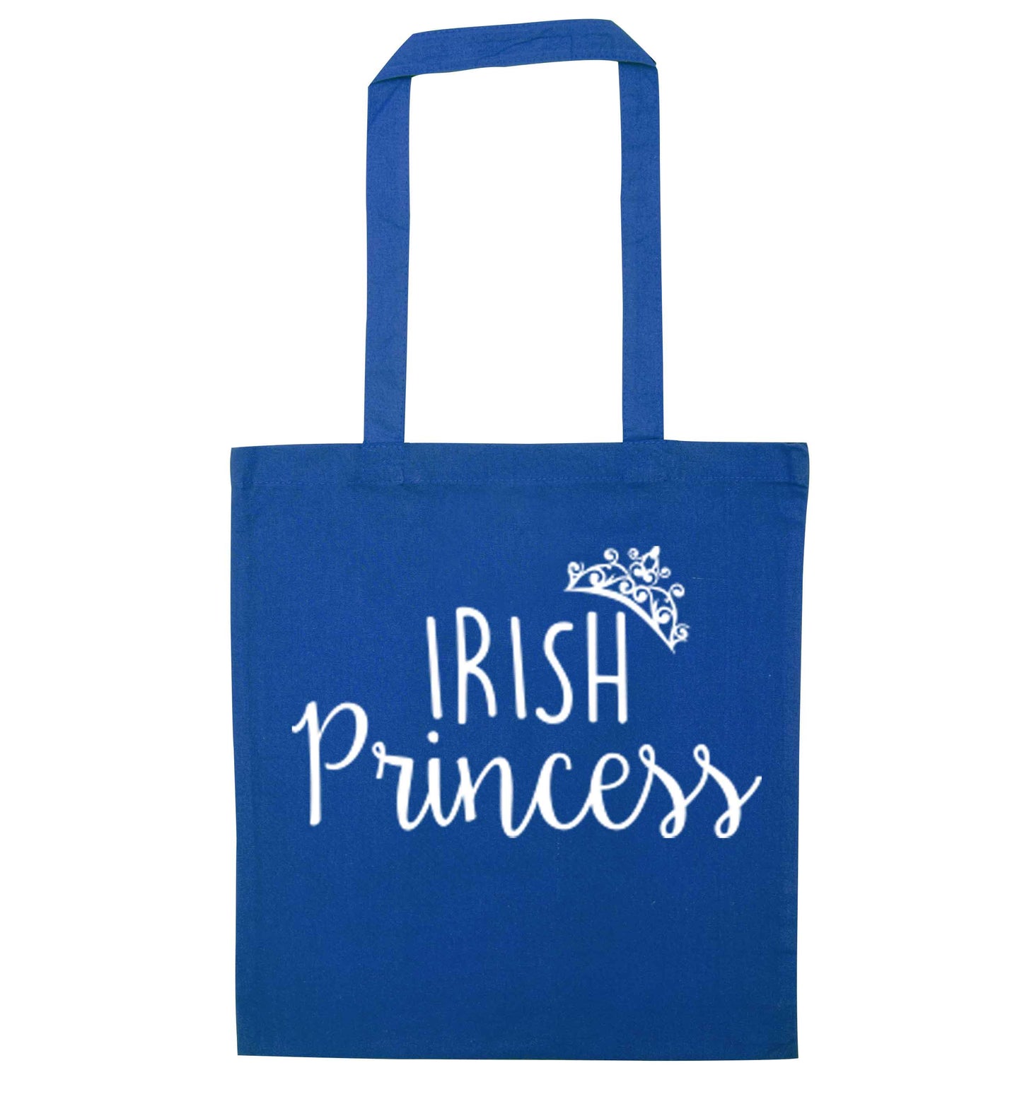 Irish princess blue tote bag