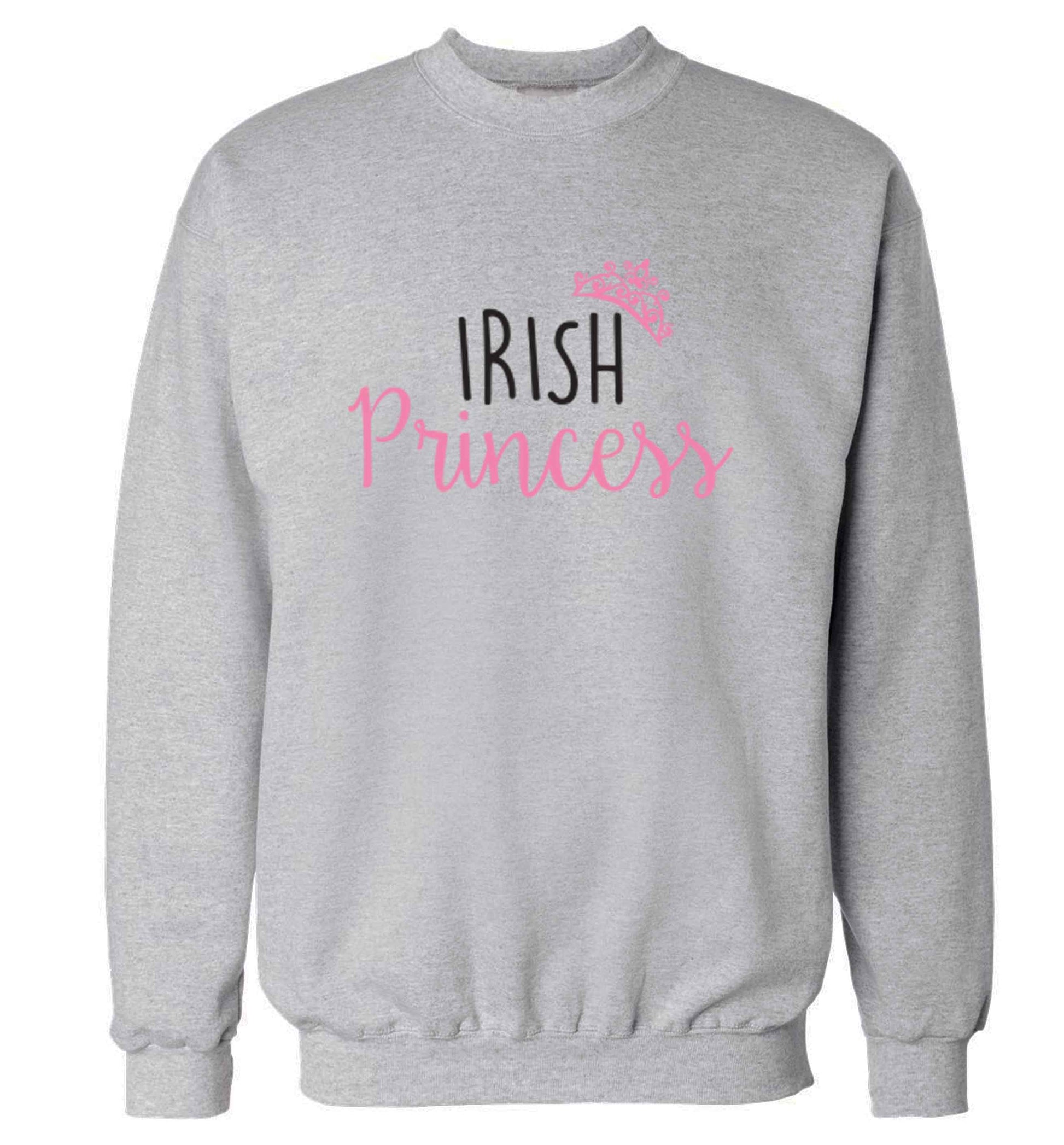 Irish princess adult's unisex grey sweater 2XL