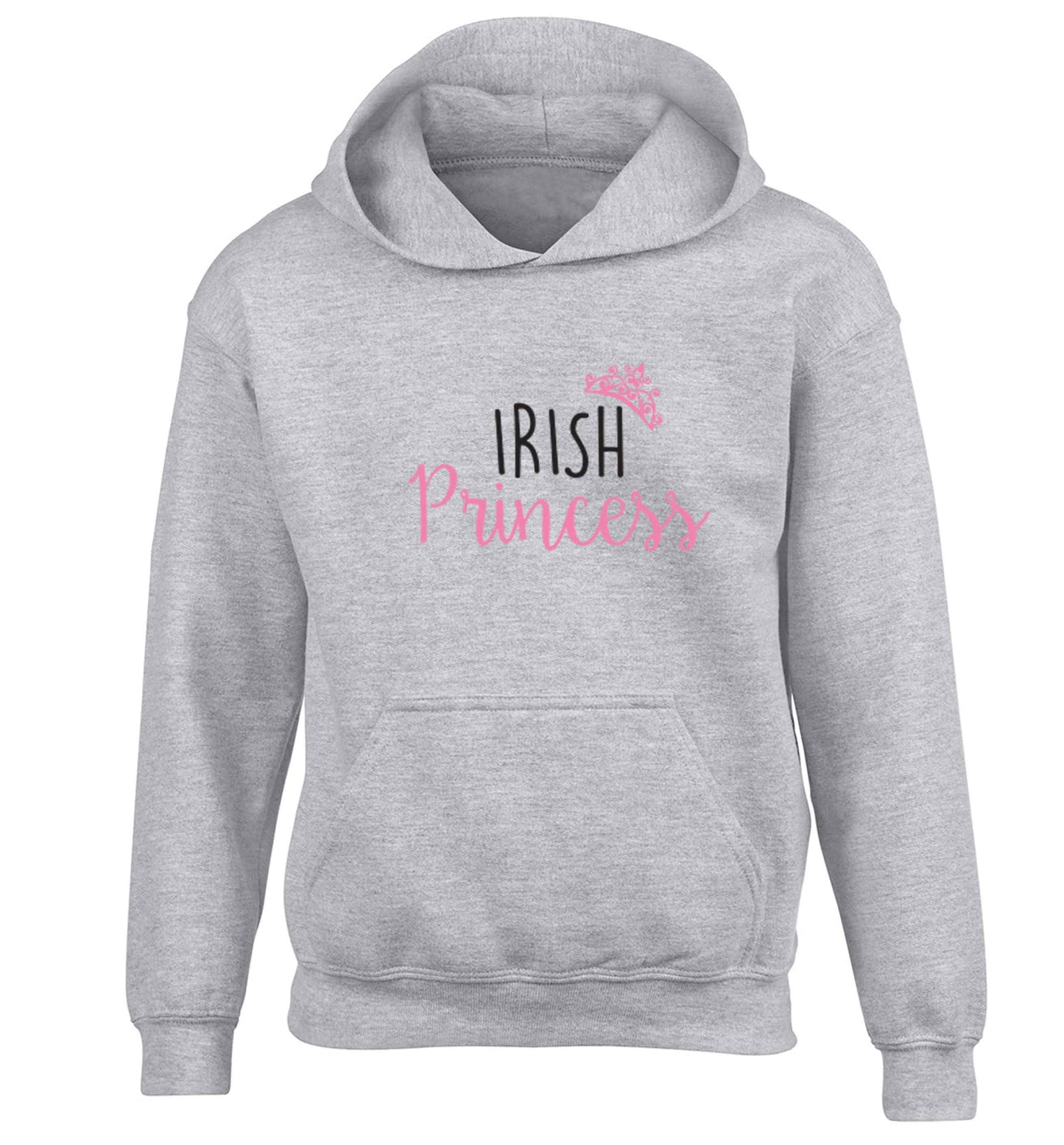 Irish princess children's grey hoodie 12-13 Years