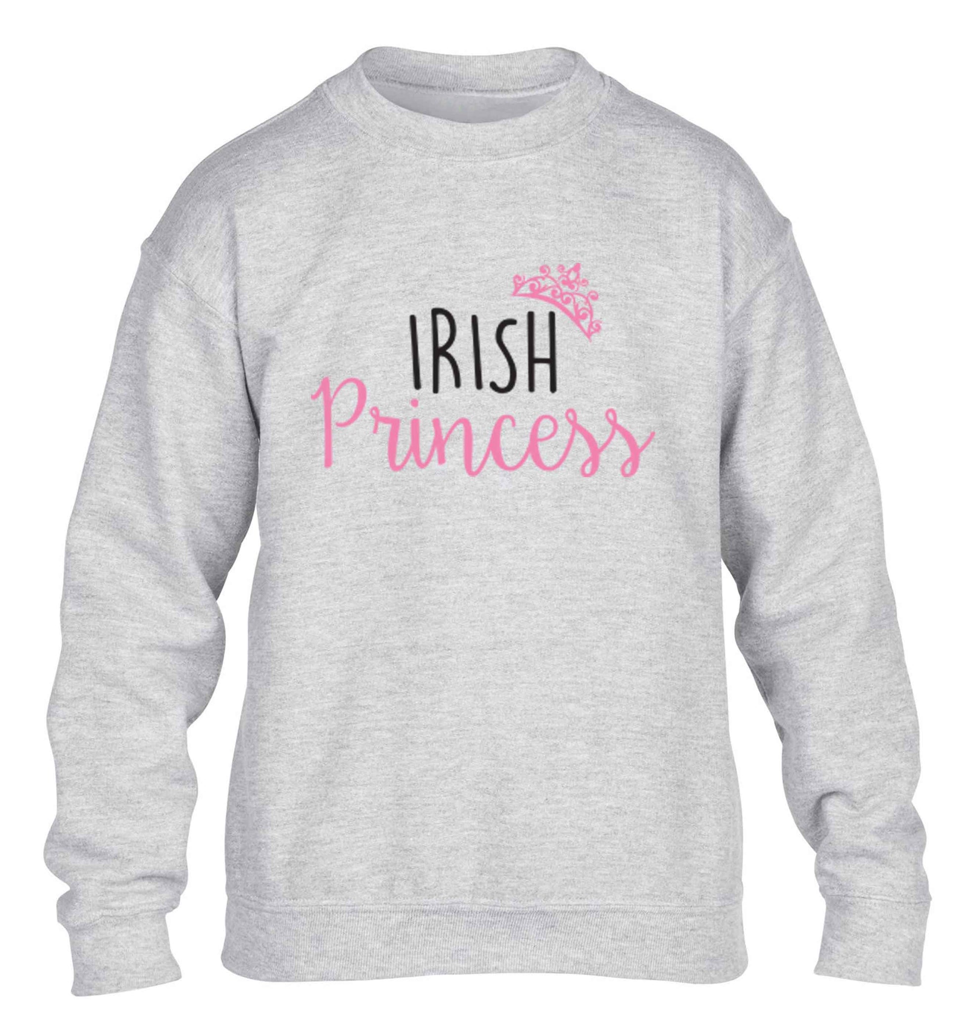 Irish princess children's grey sweater 12-13 Years