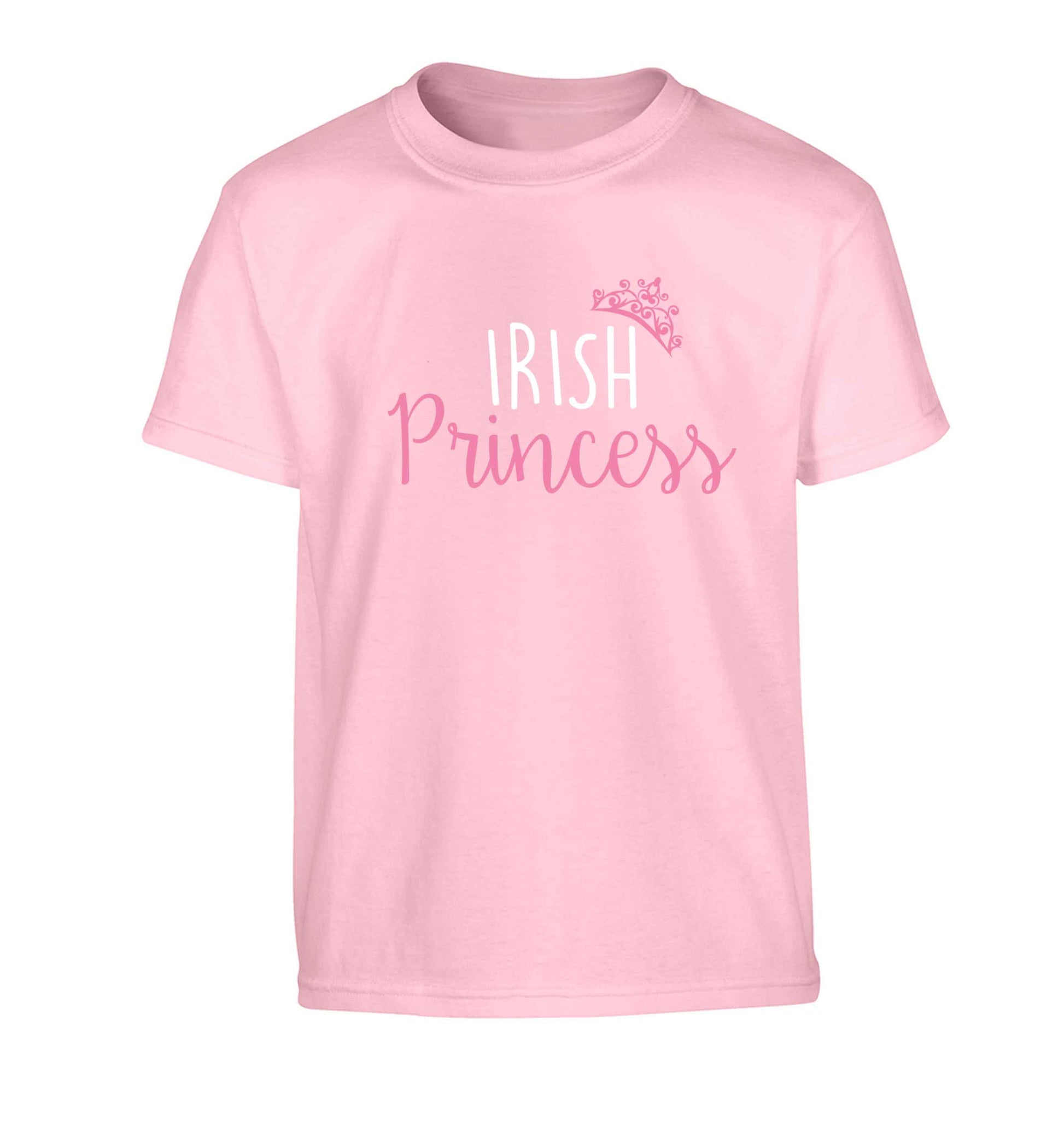 Irish princess Children's light pink Tshirt 12-13 Years