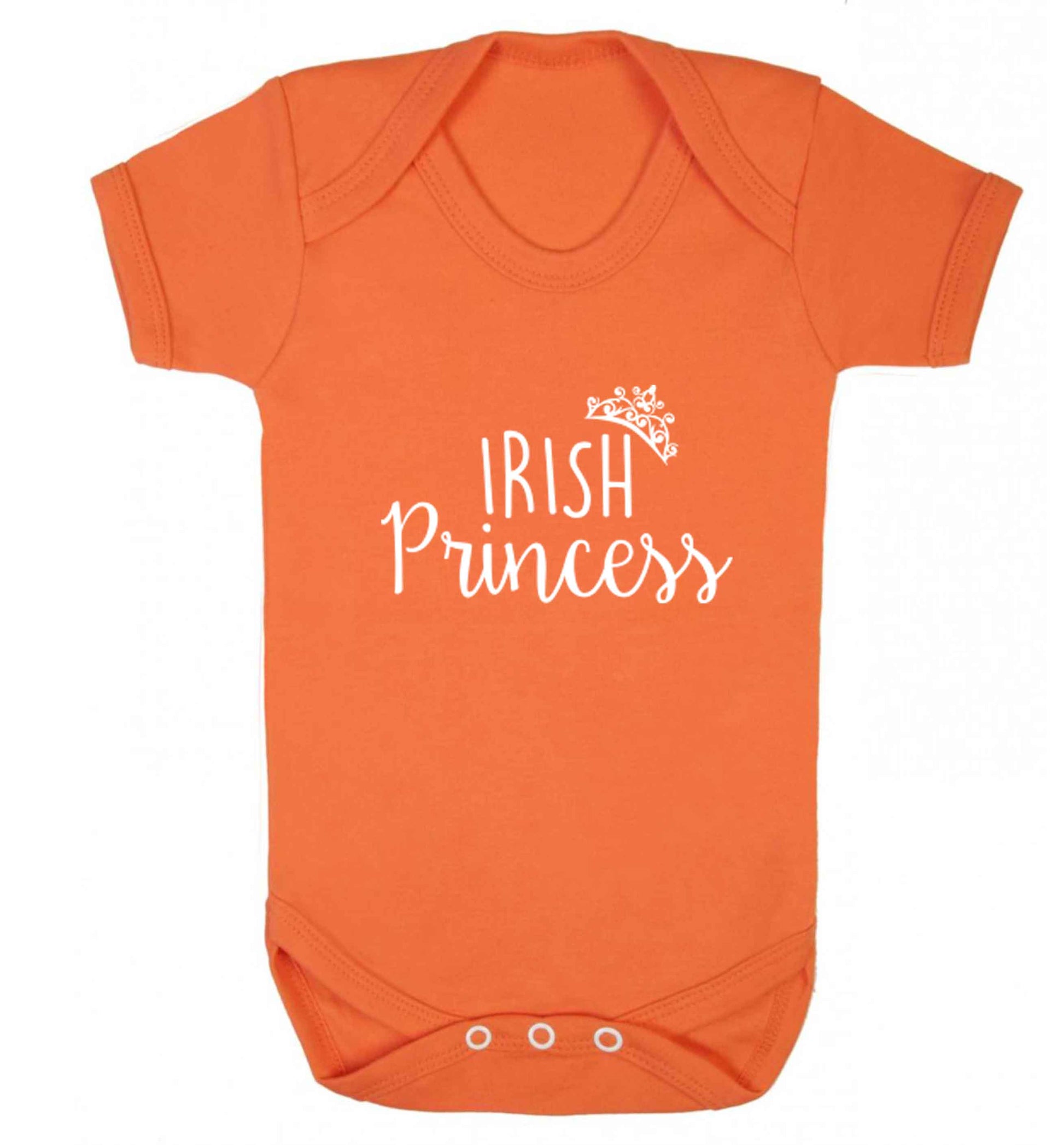 Irish princess baby vest orange 18-24 months