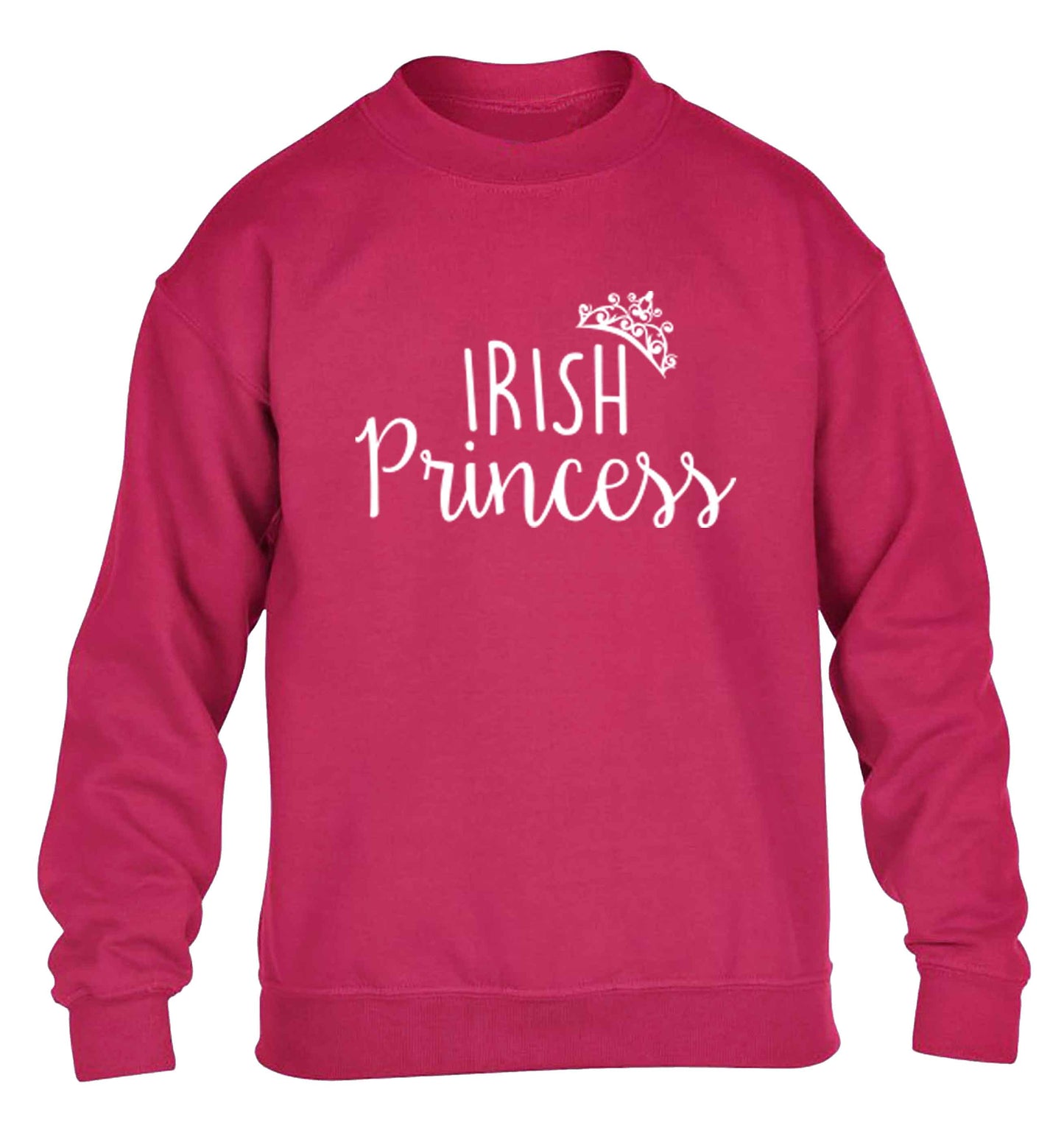 Irish princess children's pink sweater 12-13 Years