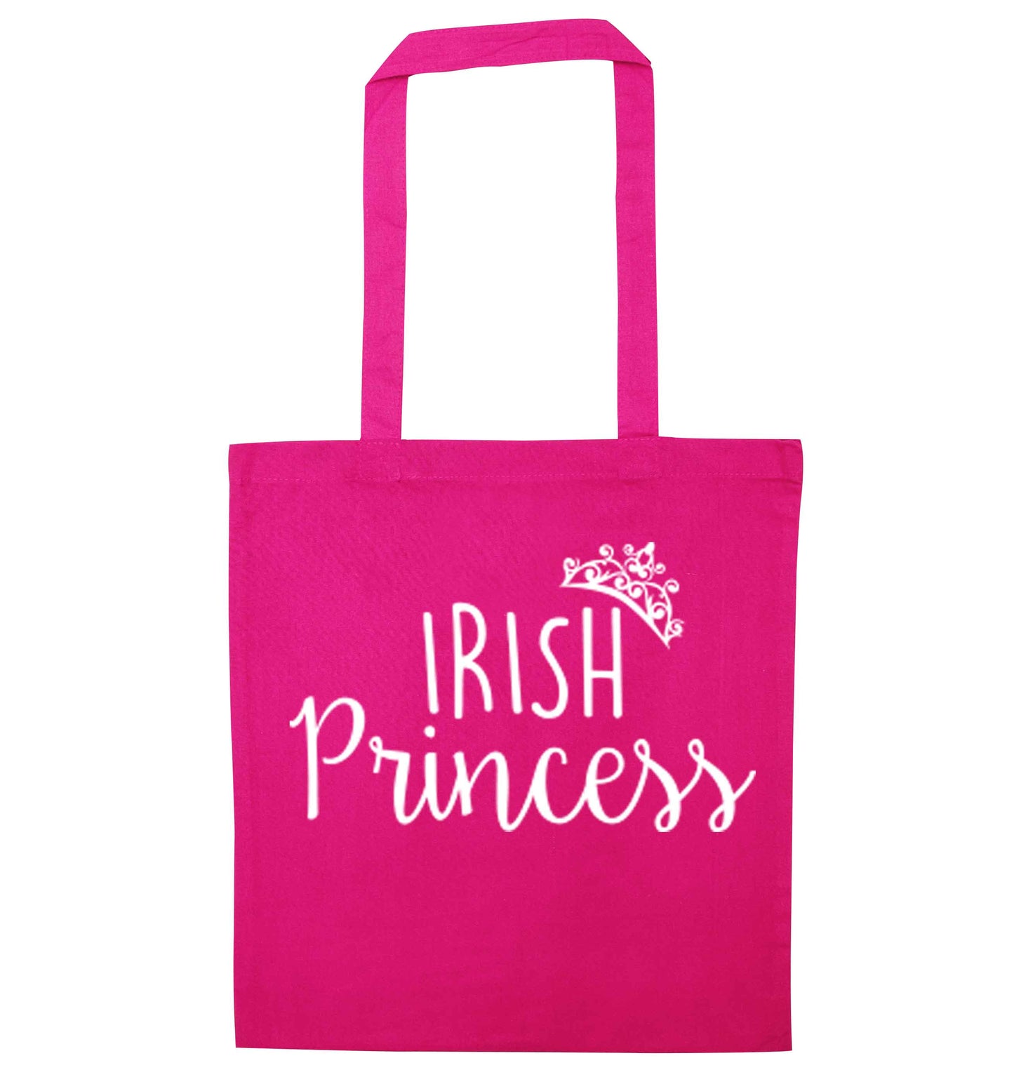 Irish princess pink tote bag