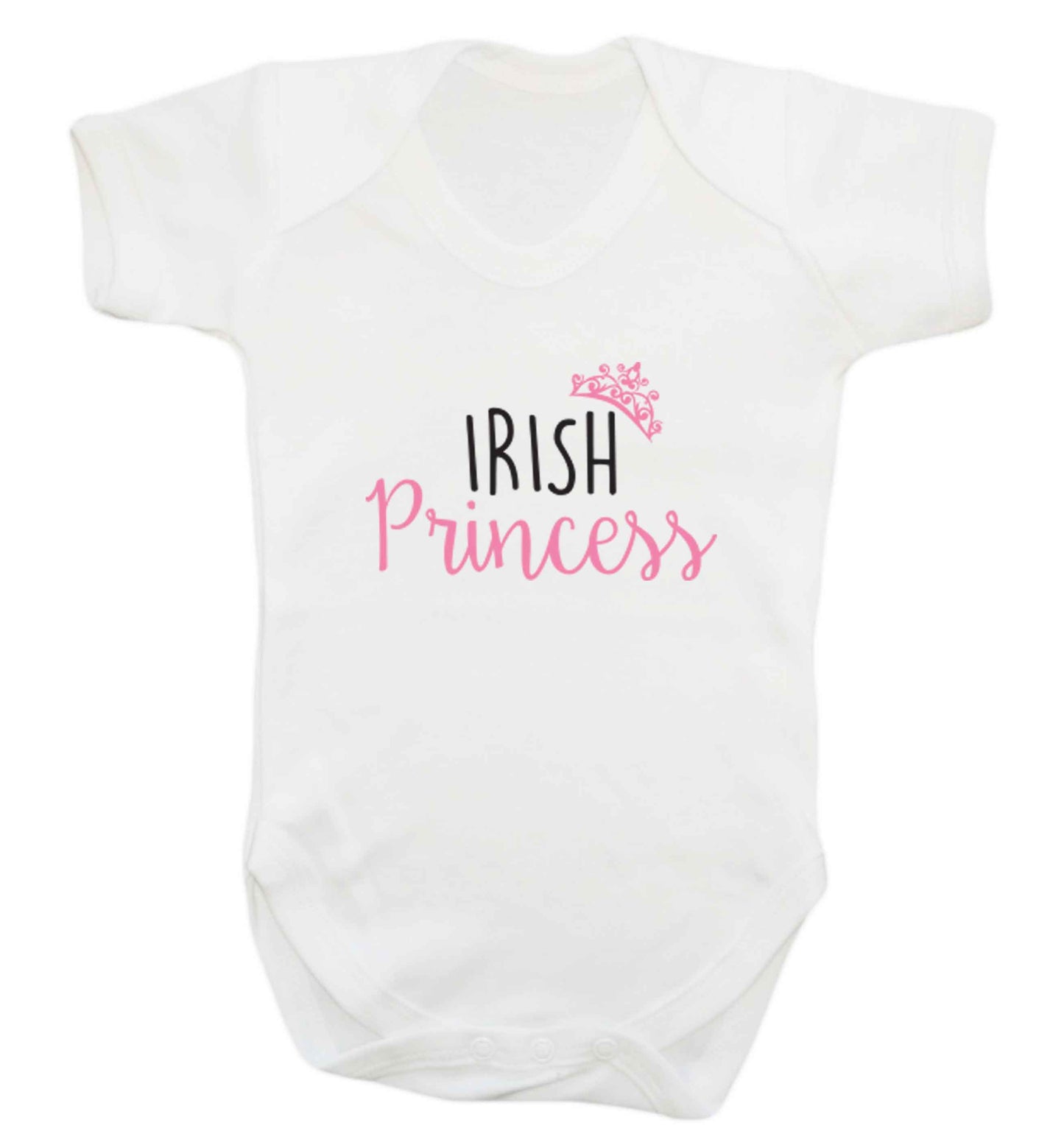 Irish princess baby vest white 18-24 months