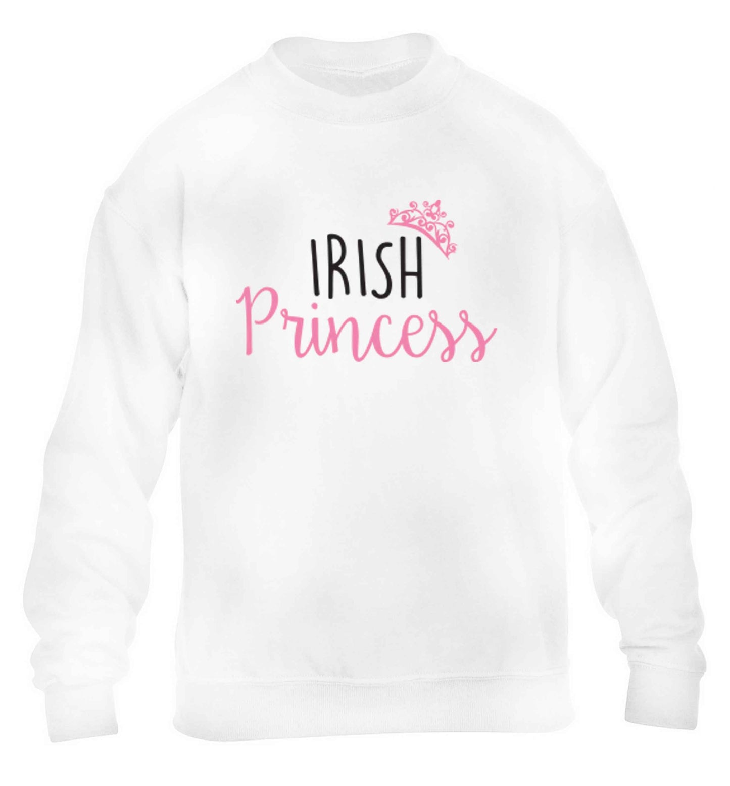 Irish princess children's white sweater 12-13 Years