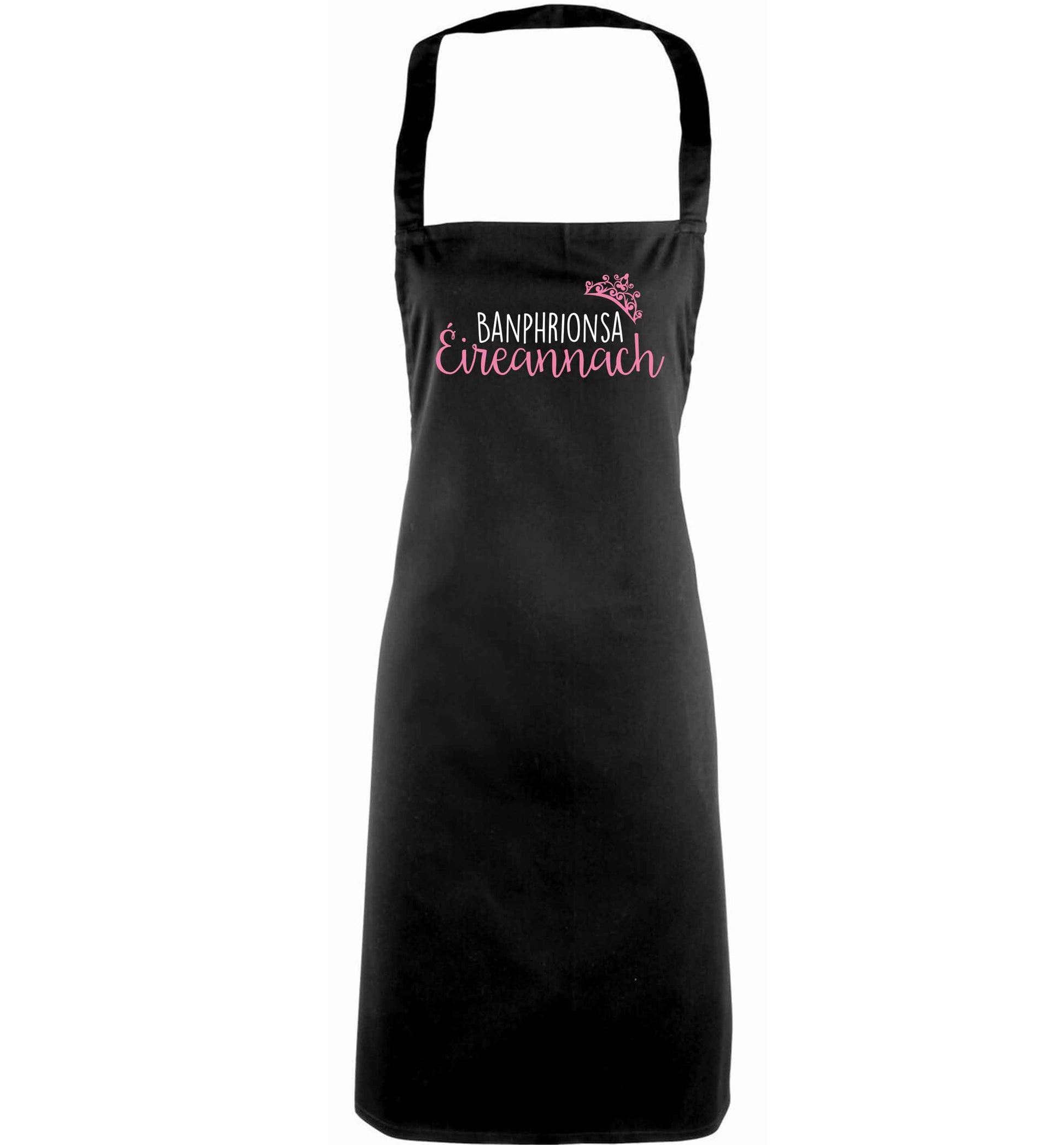 Banphrionsa eireannach adults black apron