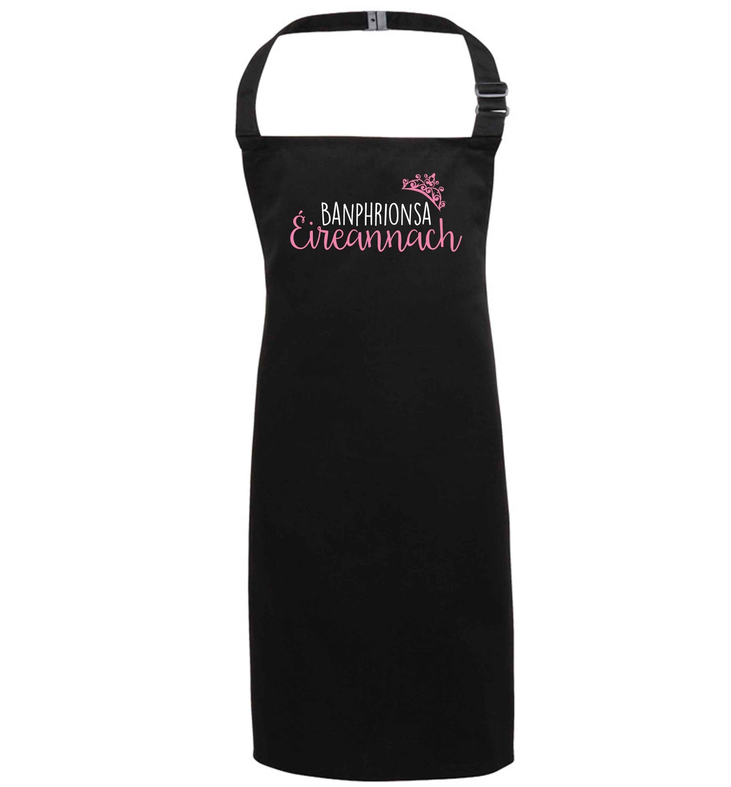Banphrionsa eireannach black apron 7-10 years