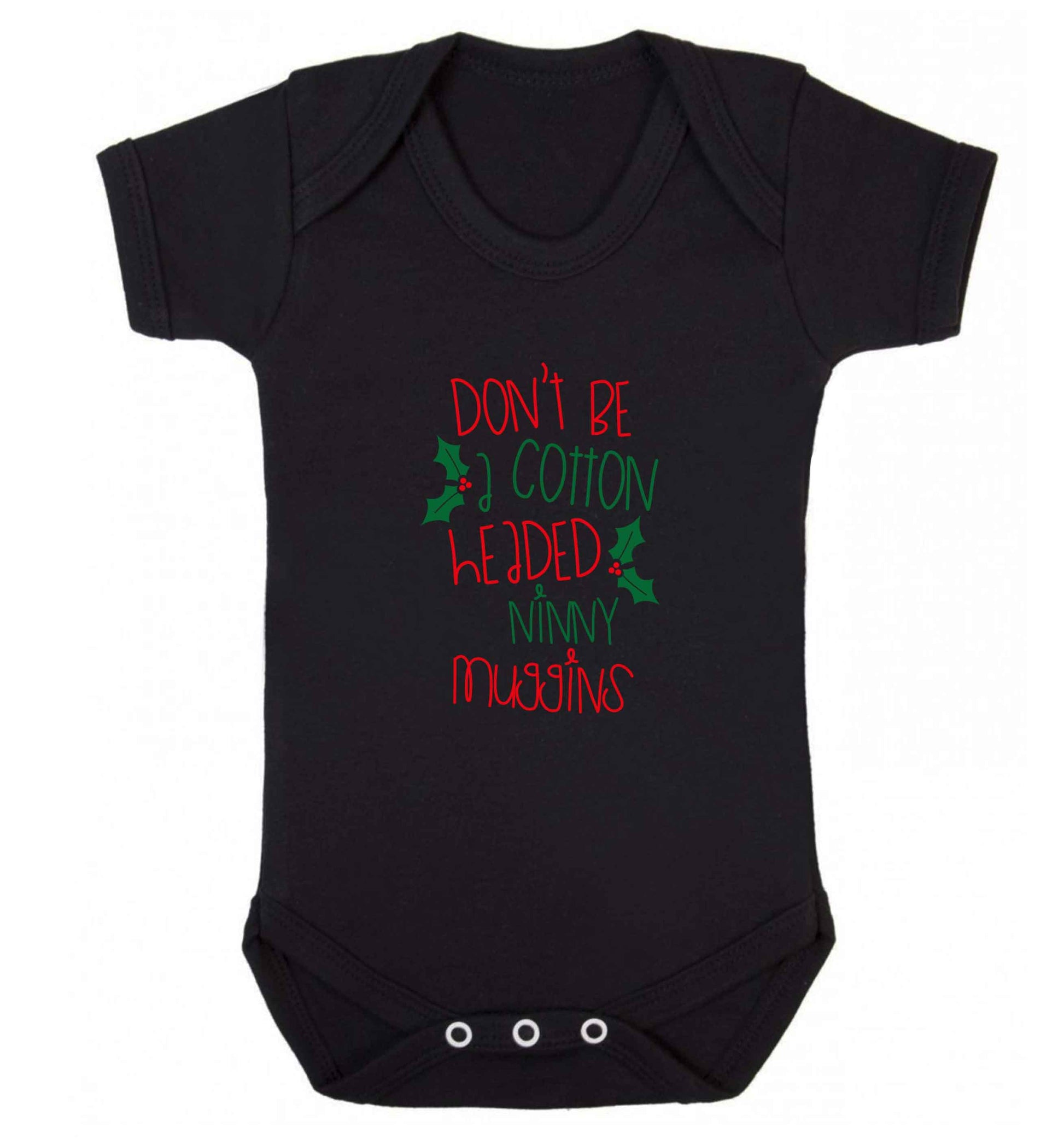 Too Late to be Good baby vest black 18-24 months
