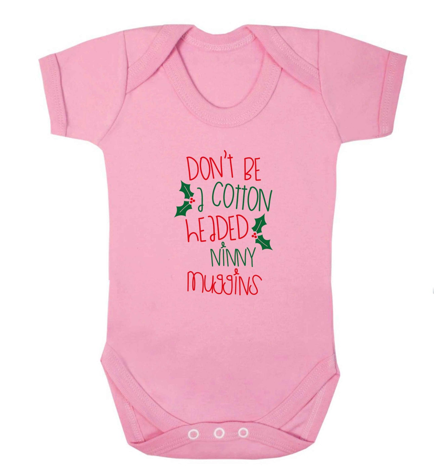 Too Late to be Good baby vest pale pink 18-24 months