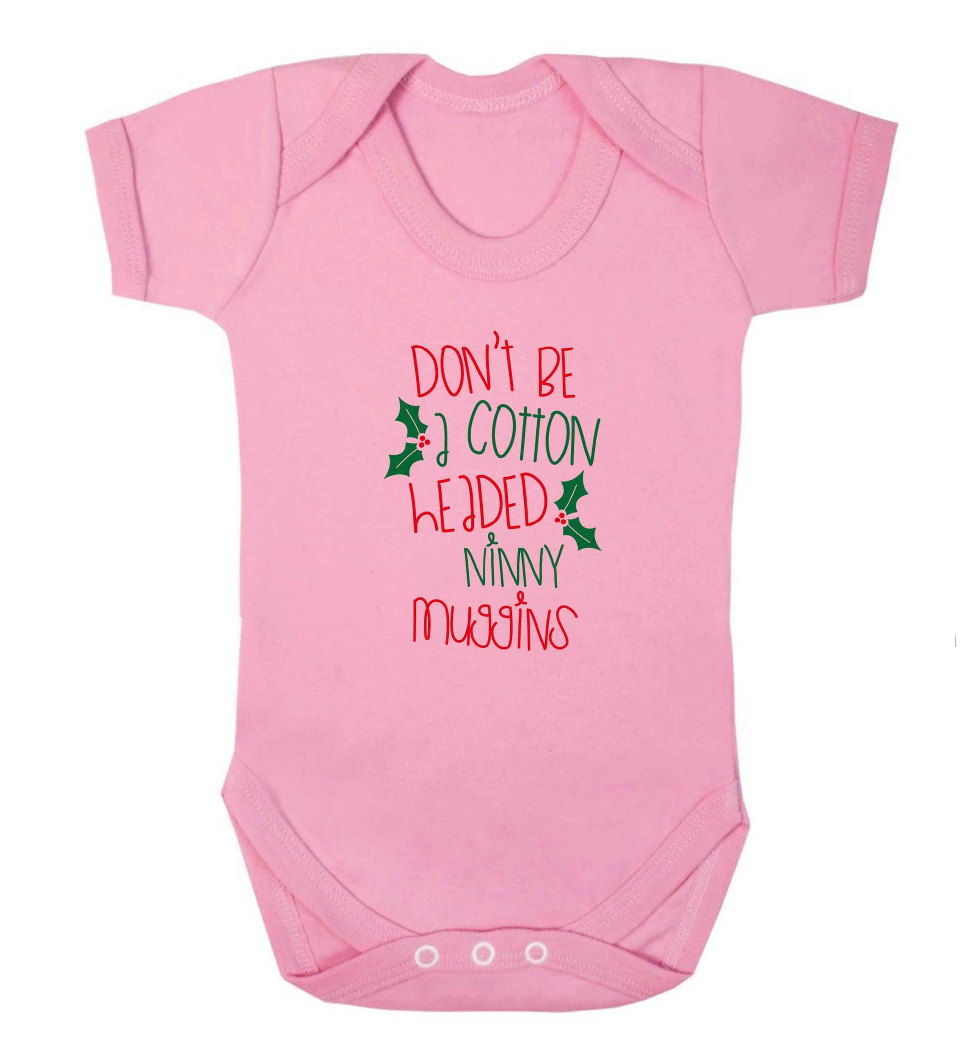 Too Late to be Good baby vest pale pink 18-24 months