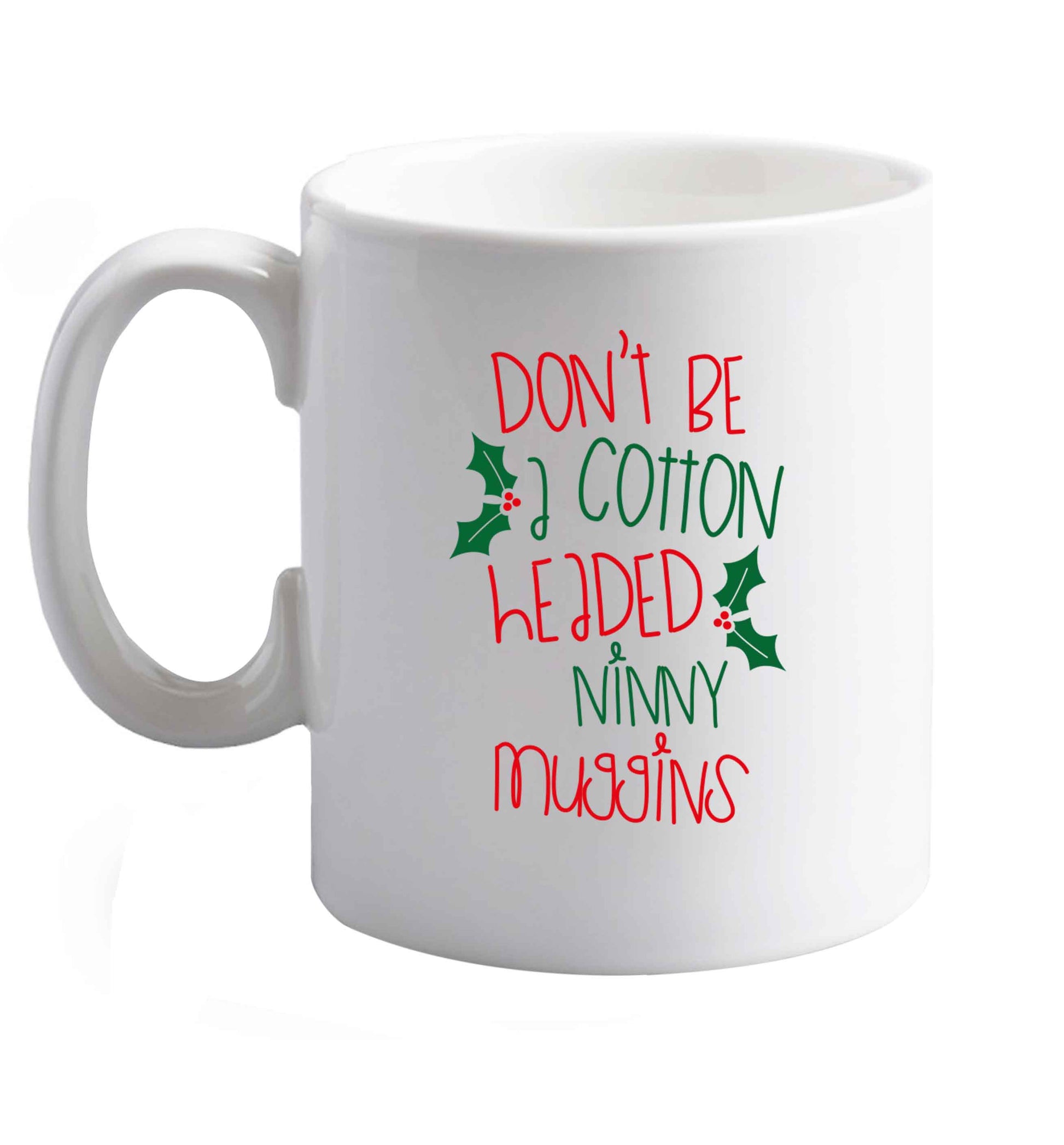 10 oz Favourite Type Pan Pancake ceramic mug right handed