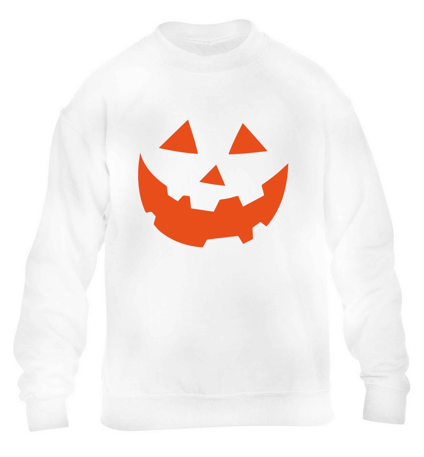 Pumpkin Spice Nice children's white sweater 12-13 Years