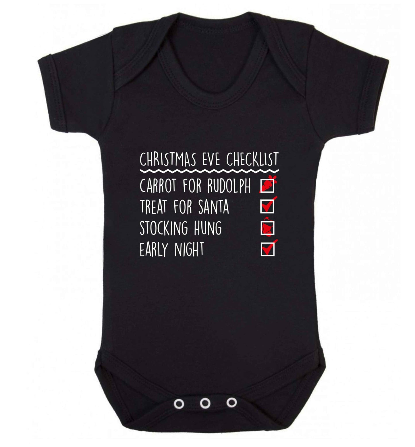 Candy Canes Candy Corns baby vest black 18-24 months