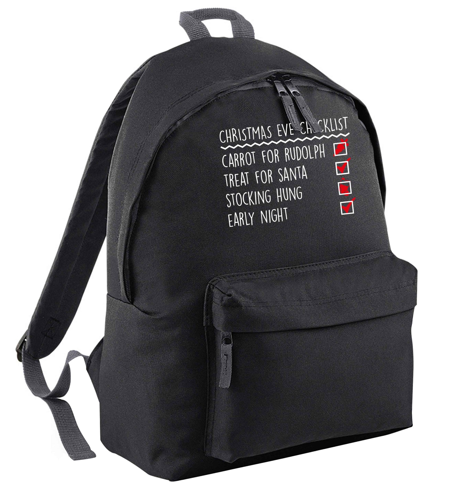 Candy Canes Candy Corns black adults backpack