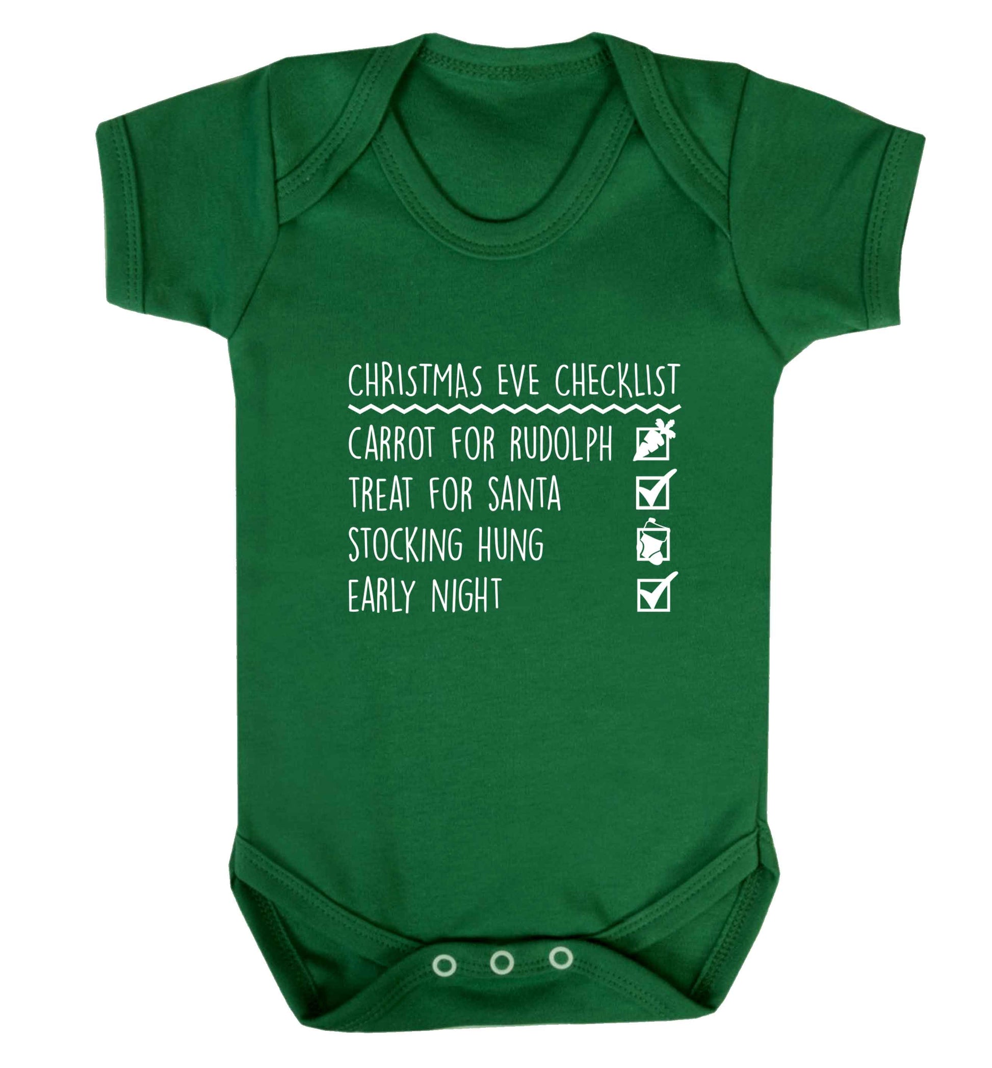 Candy Canes Candy Corns baby vest green 18-24 months