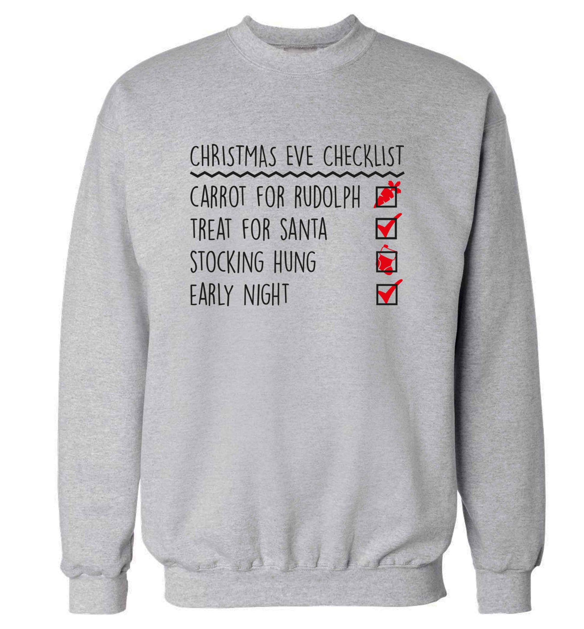 Candy Canes Candy Corns adult's unisex grey sweater 2XL