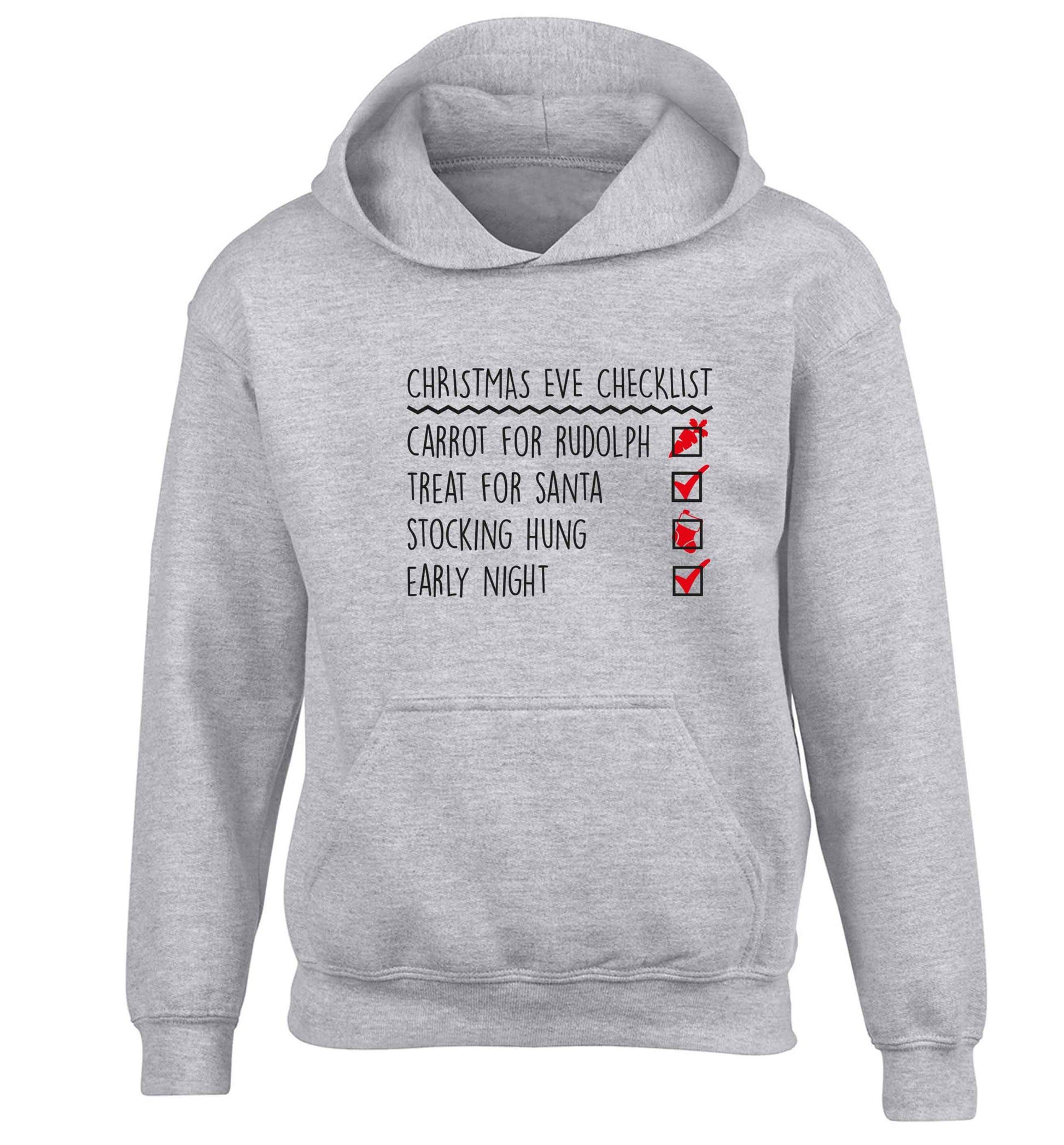 Candy Canes Candy Corns children's grey hoodie 12-13 Years