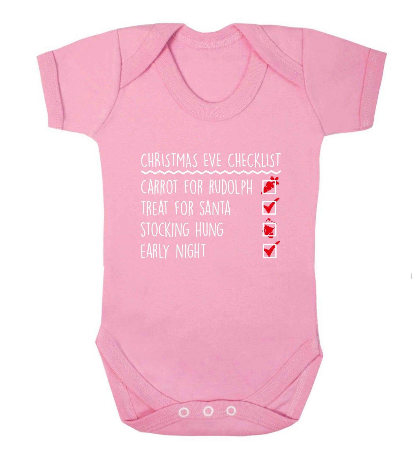 Candy Canes Candy Corns baby vest pale pink 18-24 months