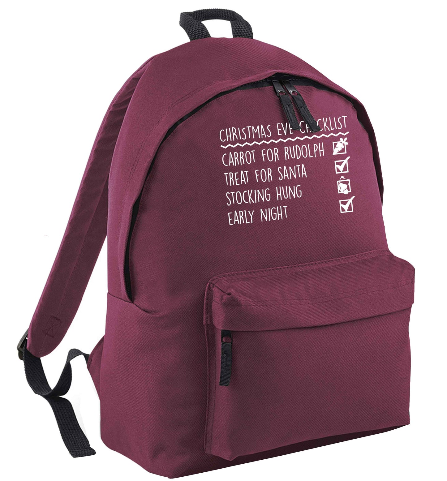 Candy Canes Candy Corns maroon adults backpack