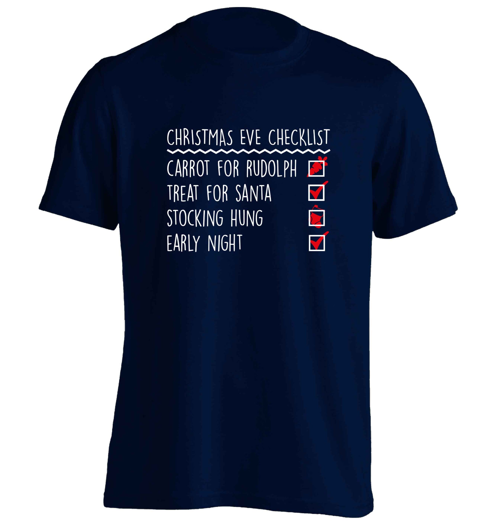 Candy Canes Candy Corns adults unisex navy Tshirt 2XL