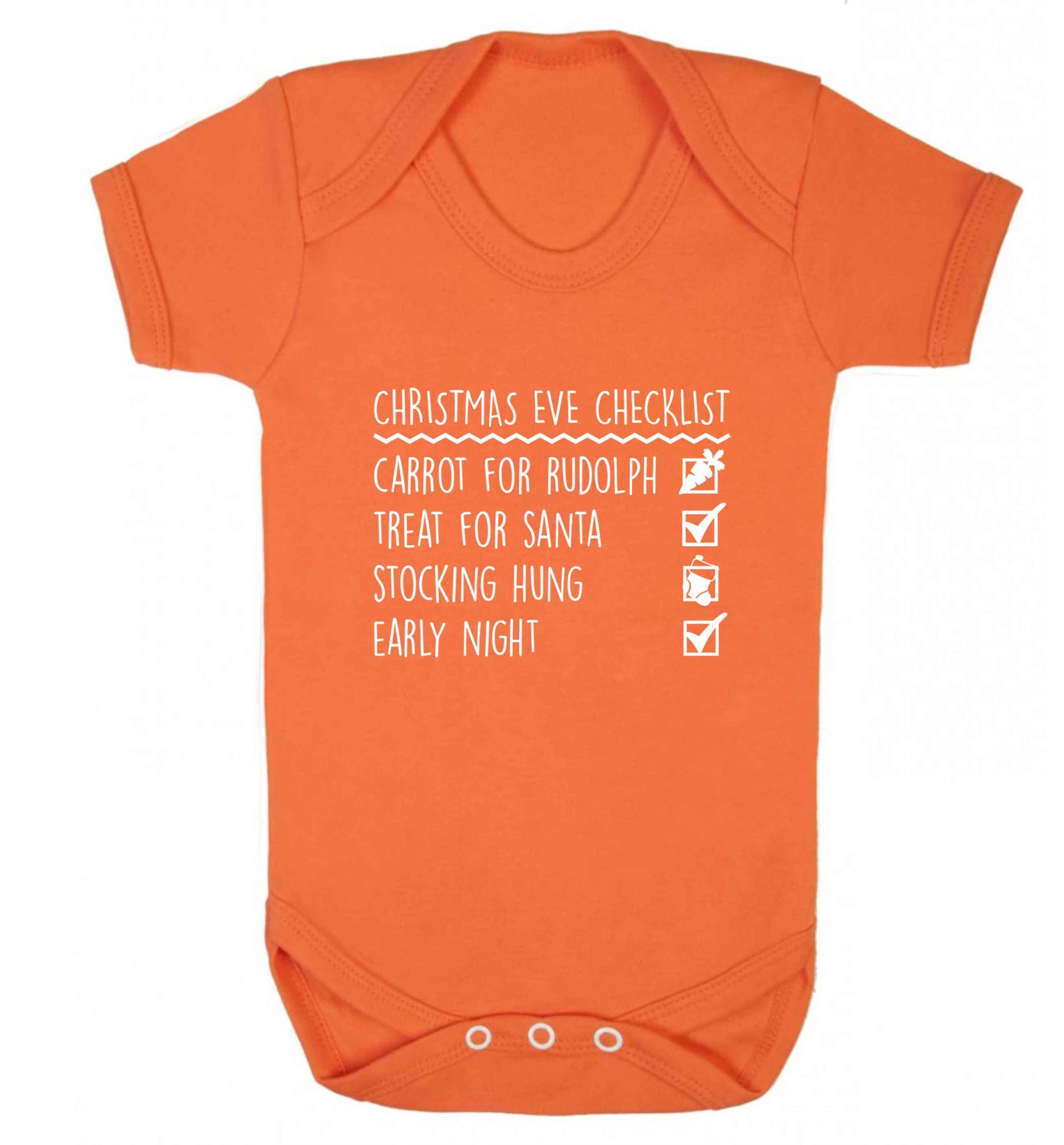 Candy Canes Candy Corns baby vest orange 18-24 months