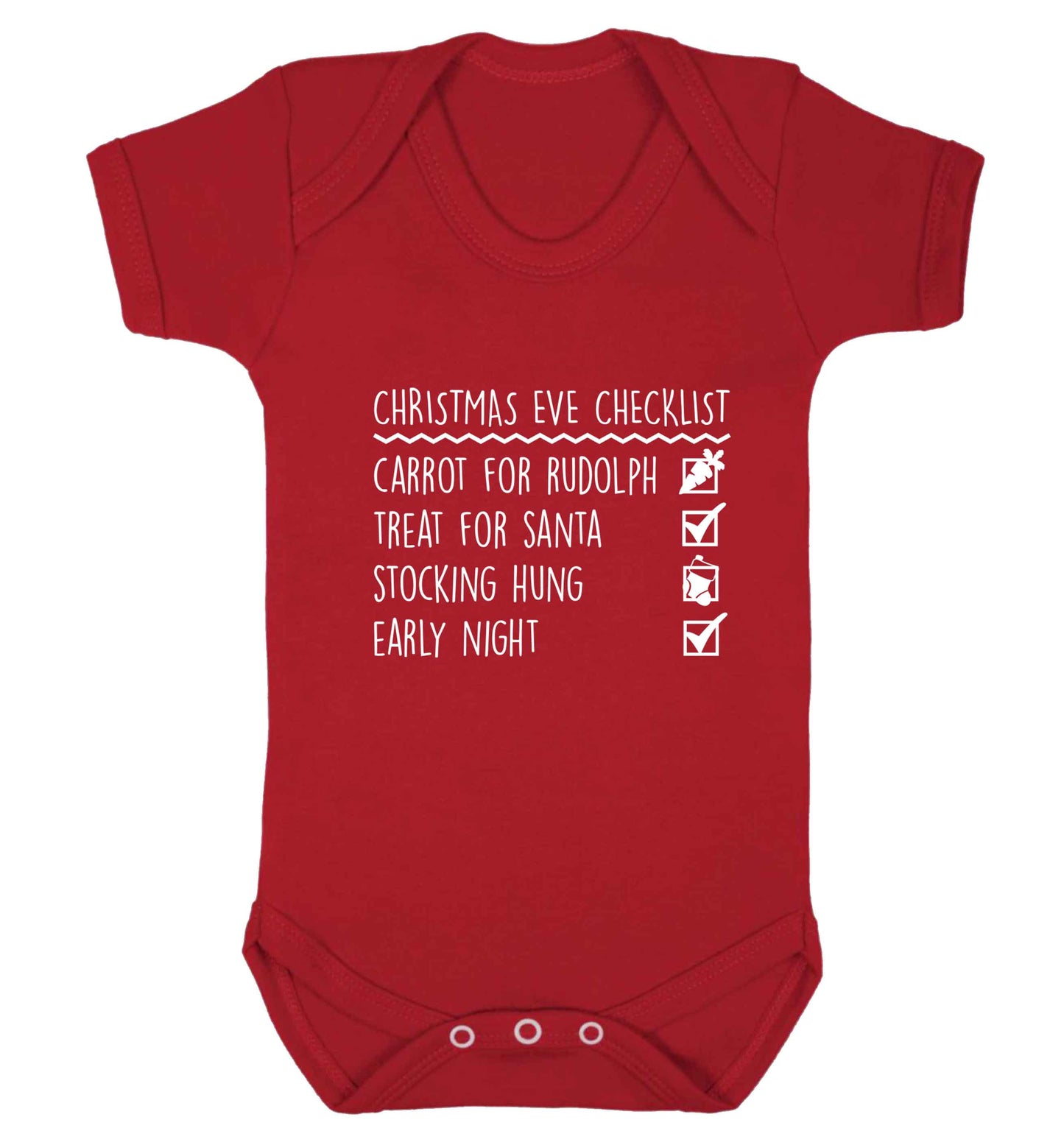Candy Canes Candy Corns baby vest red 18-24 months